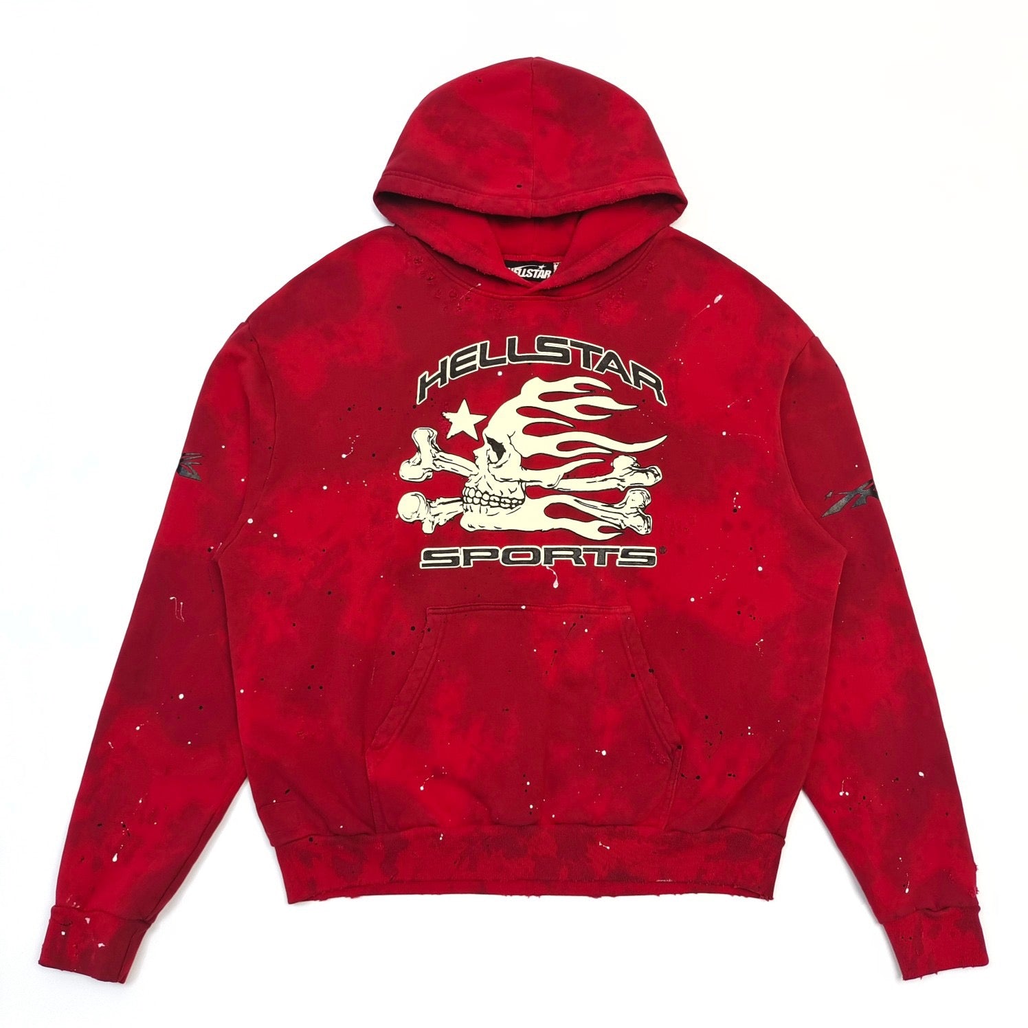 Dunkelroter Hoodie