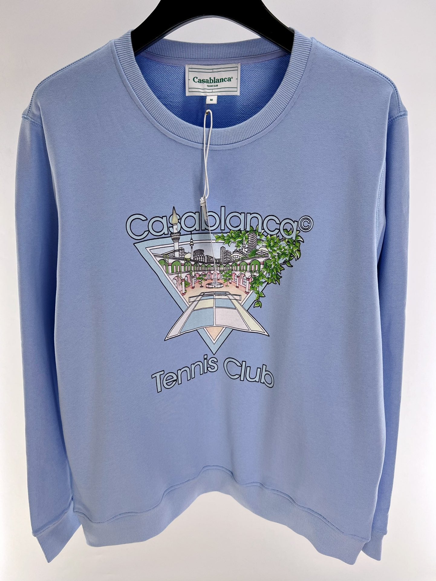 Himmelblaues Sweatshirt