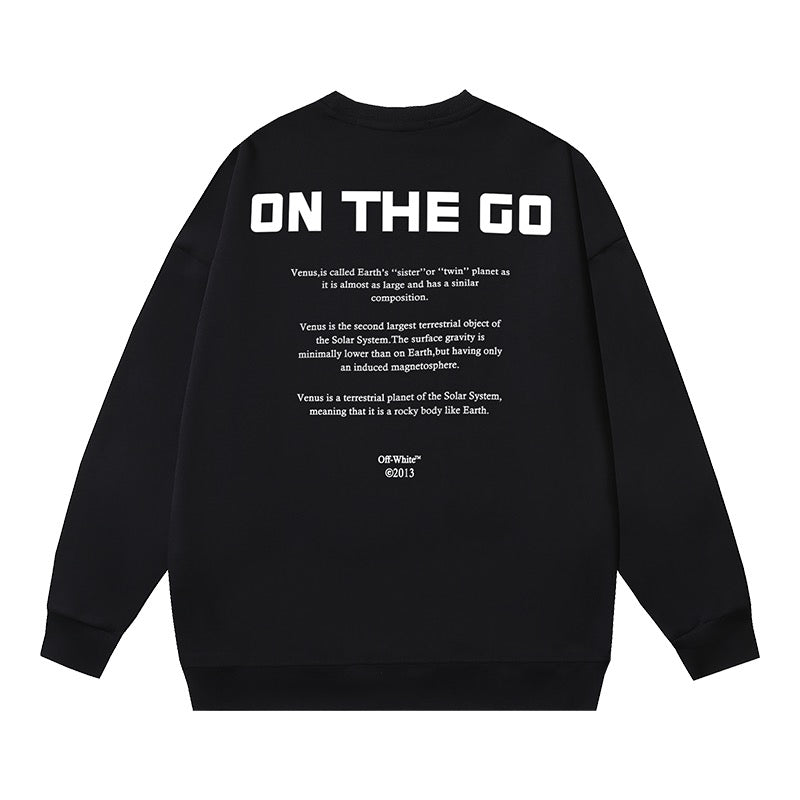 Braunes und schwarzes Sweatshirt