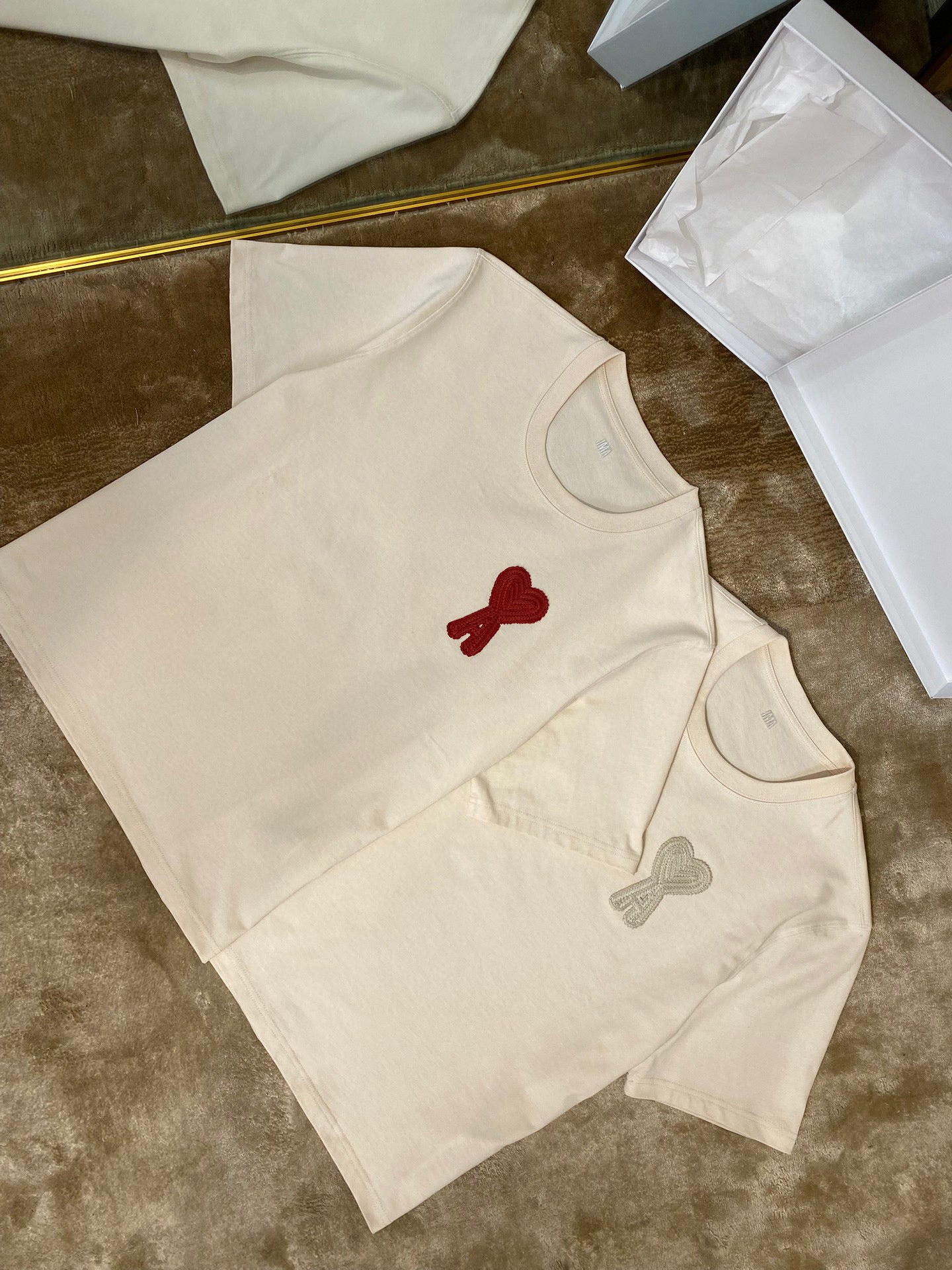 Beige T-Shirt - FashionHype.xyz