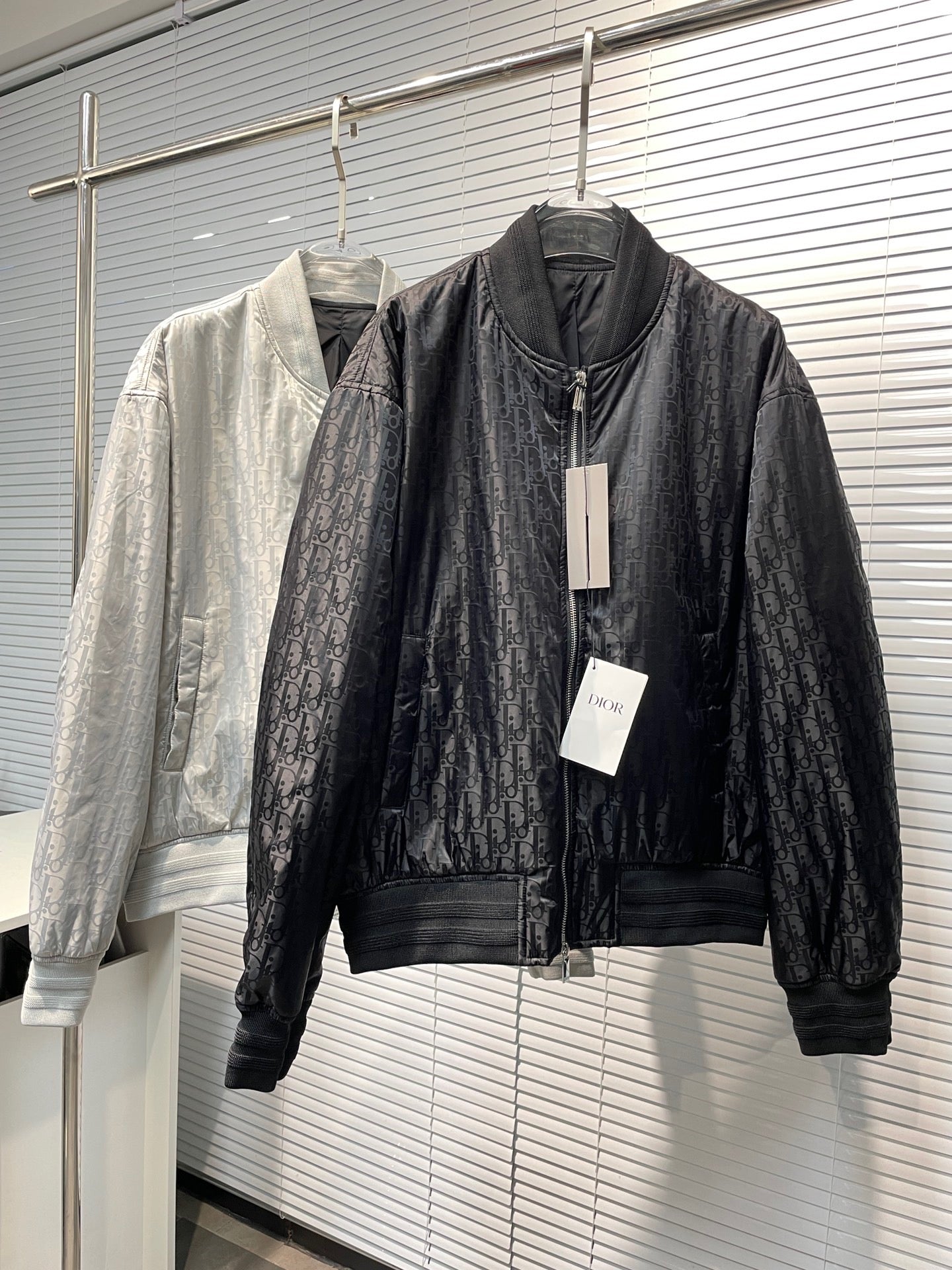 Black and Silver grey Jacket - FashionHype.xyz