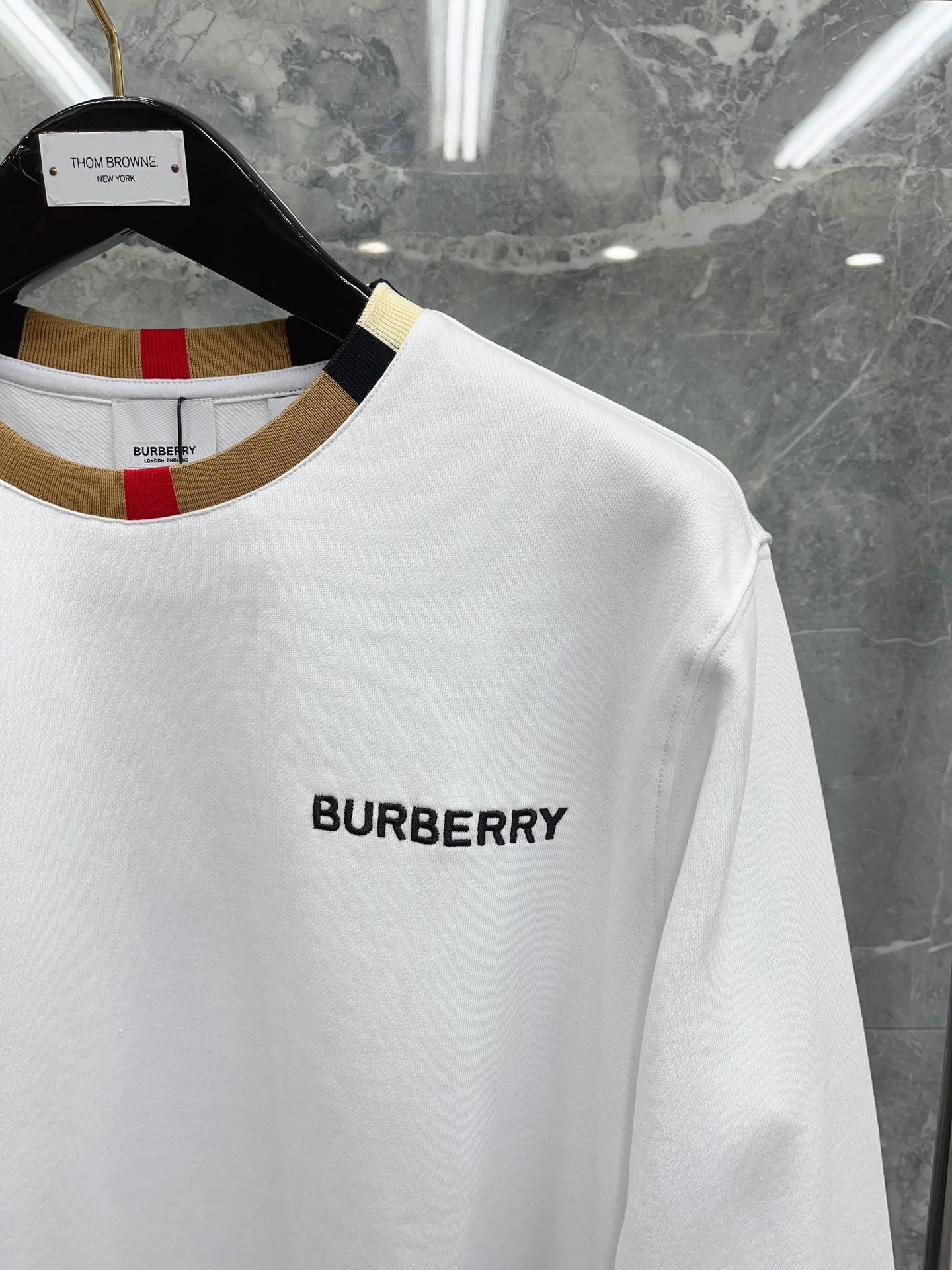 Black, Grey and White Sweatshirt - FashionHype.xyz