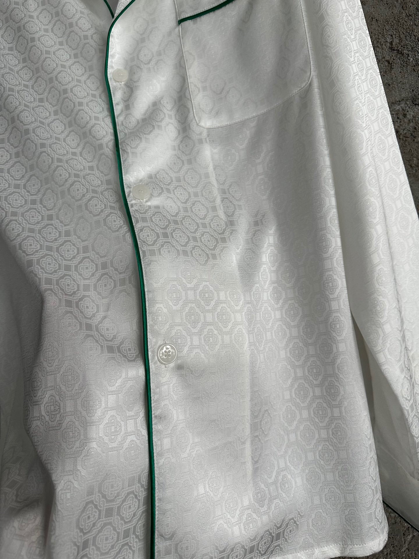 Weiße Jacke