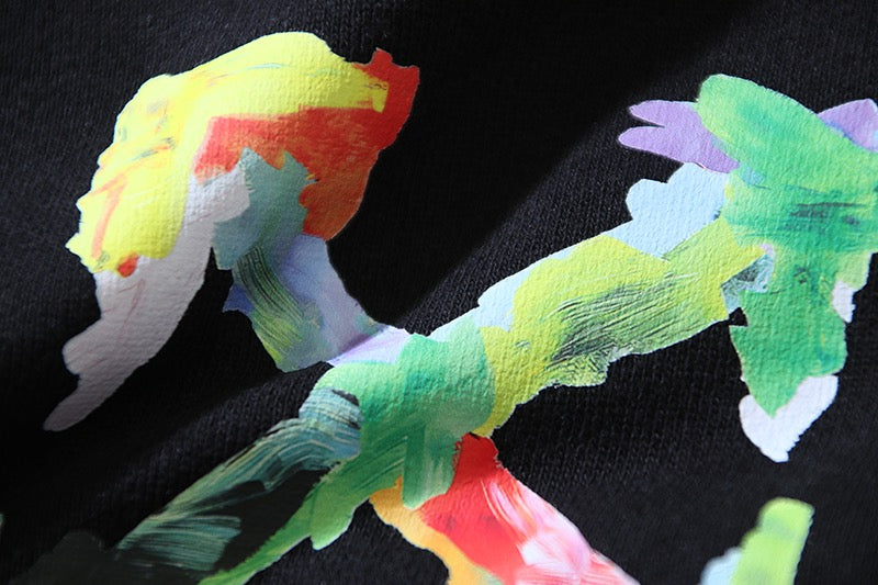Schwarz-weiße Shorts