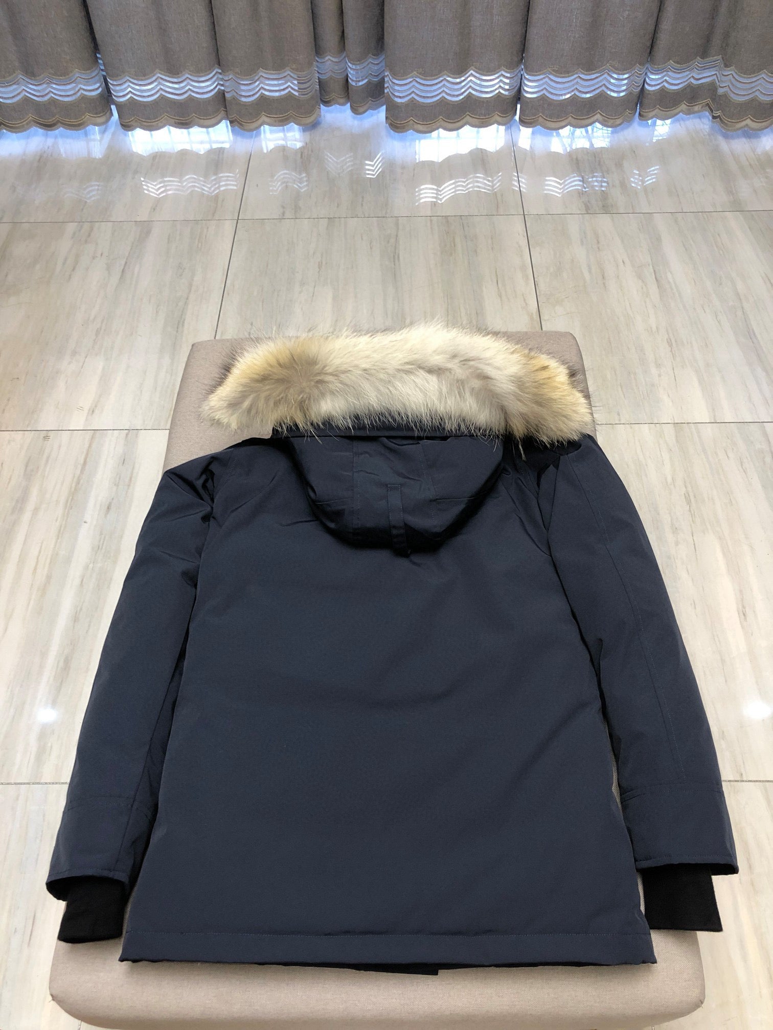 White,Grey,Blue and Black Jacket - FashionHype.xyz