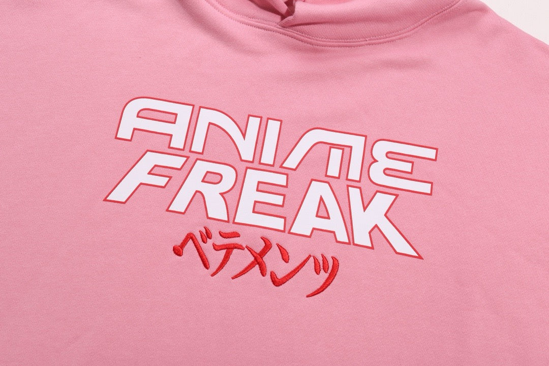 هودي باللونين الأسود والوردي