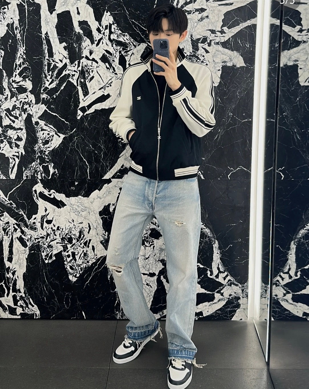 Black white Jacket - FashionHype.xyz