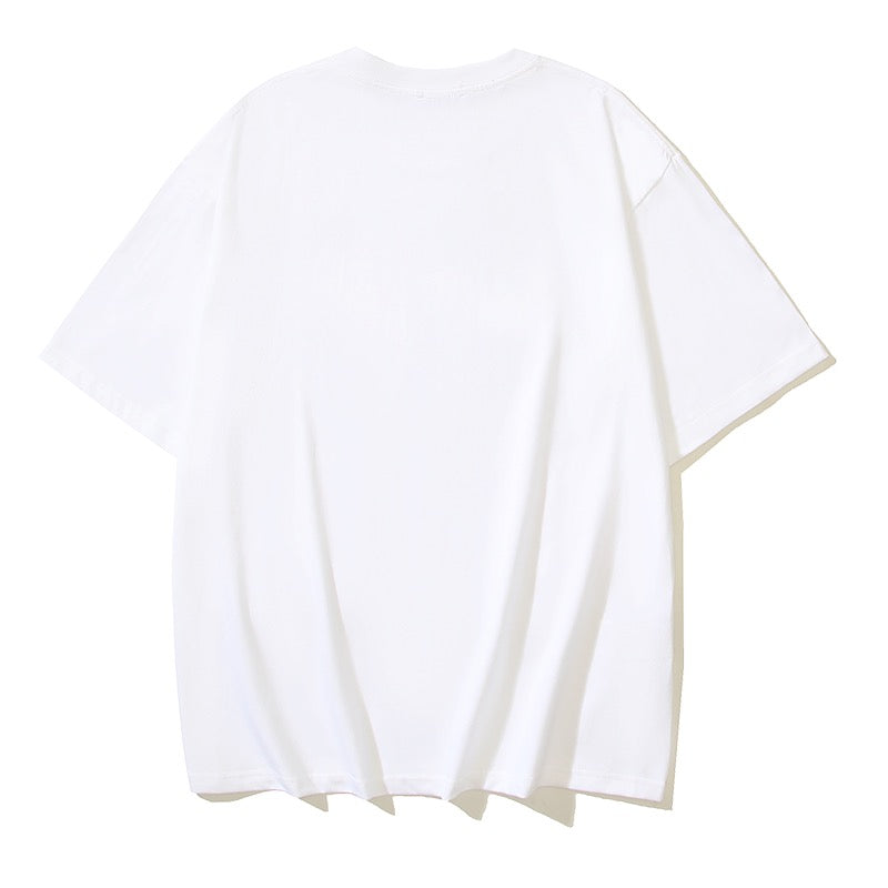 White and Black T-shirt - FashionHype.xyz