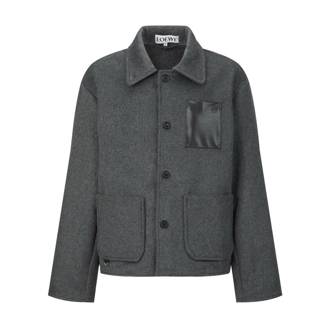 Graue Jacke