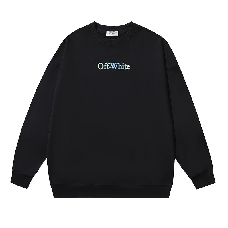 weißes und schwarzes Sweatshirt