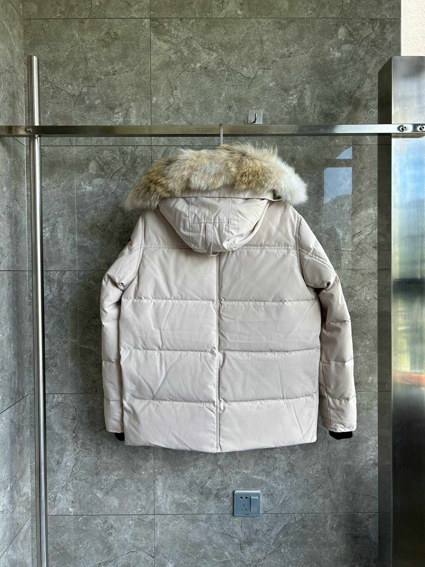 White, Grey, Blue and Black Jacket - FashionHype.xyz