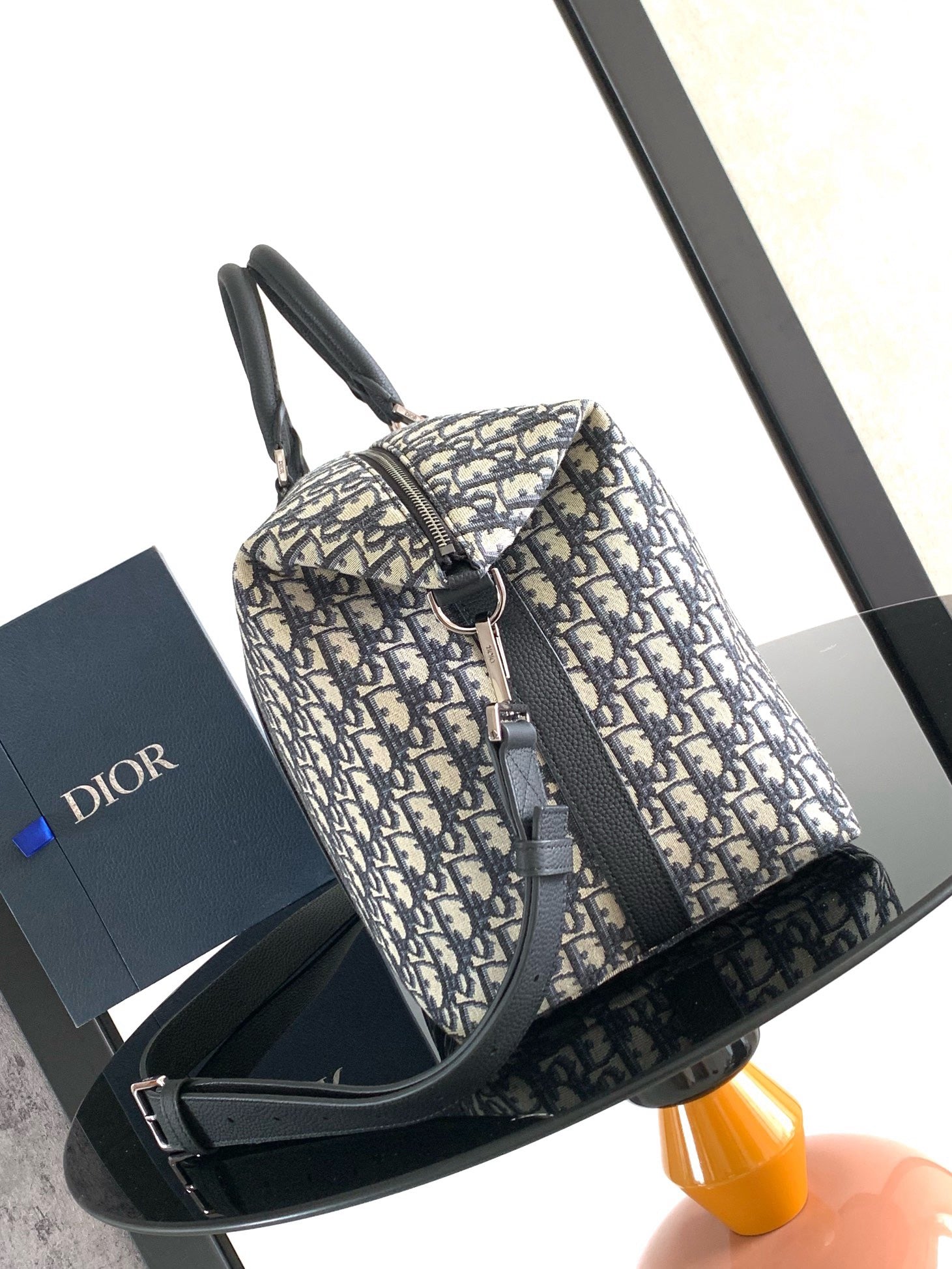 Apricot and Black Bag - FashionHype.xyz