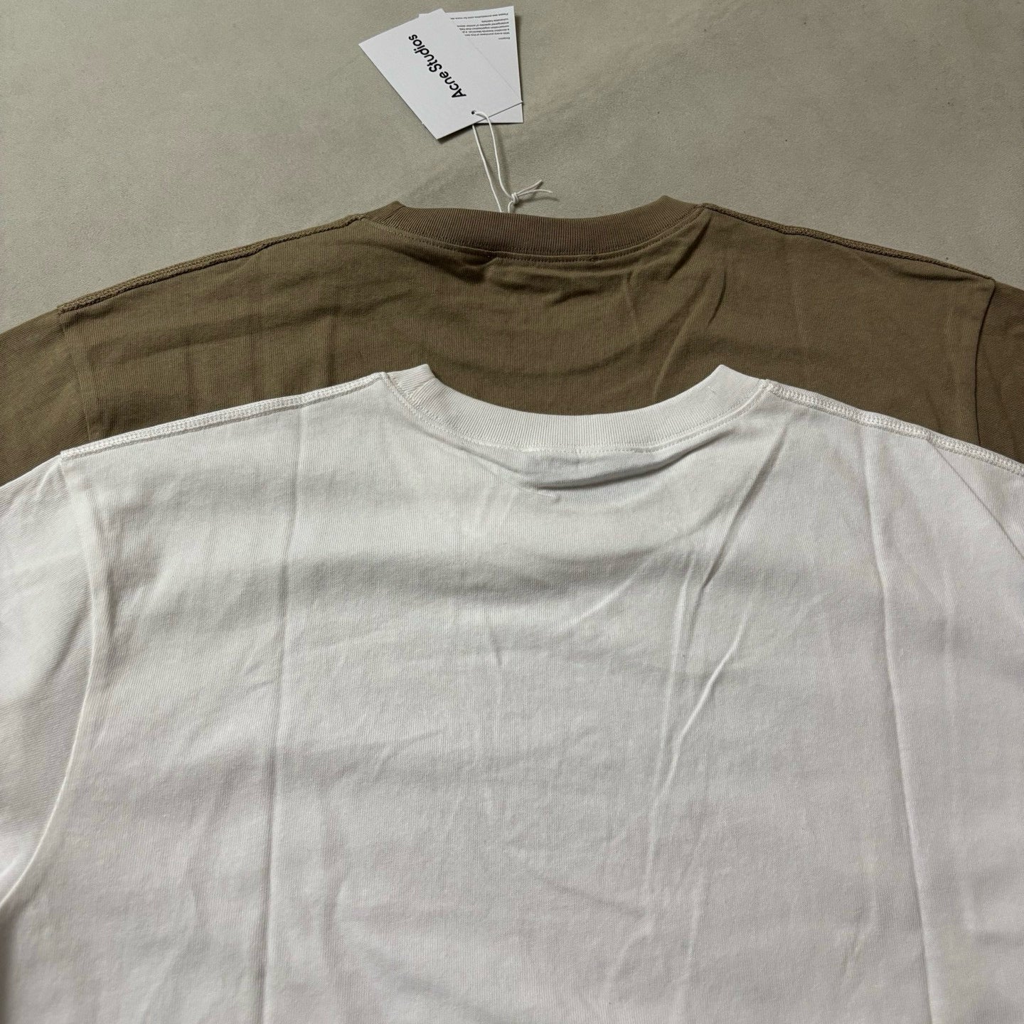 White and Khaki T-Shirt
