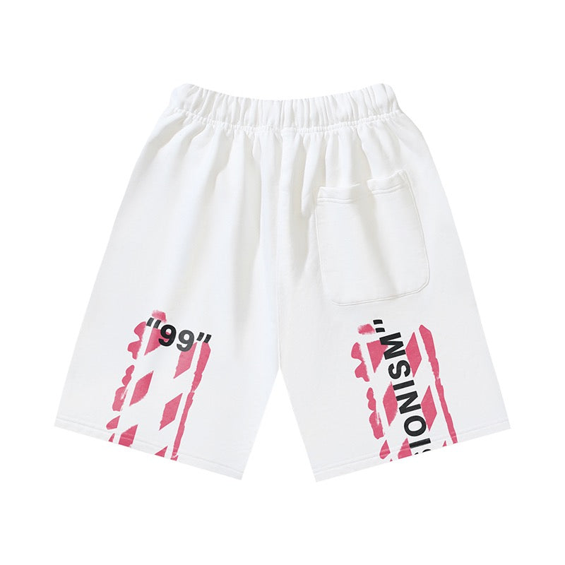 Schwarz-weiße Shorts
