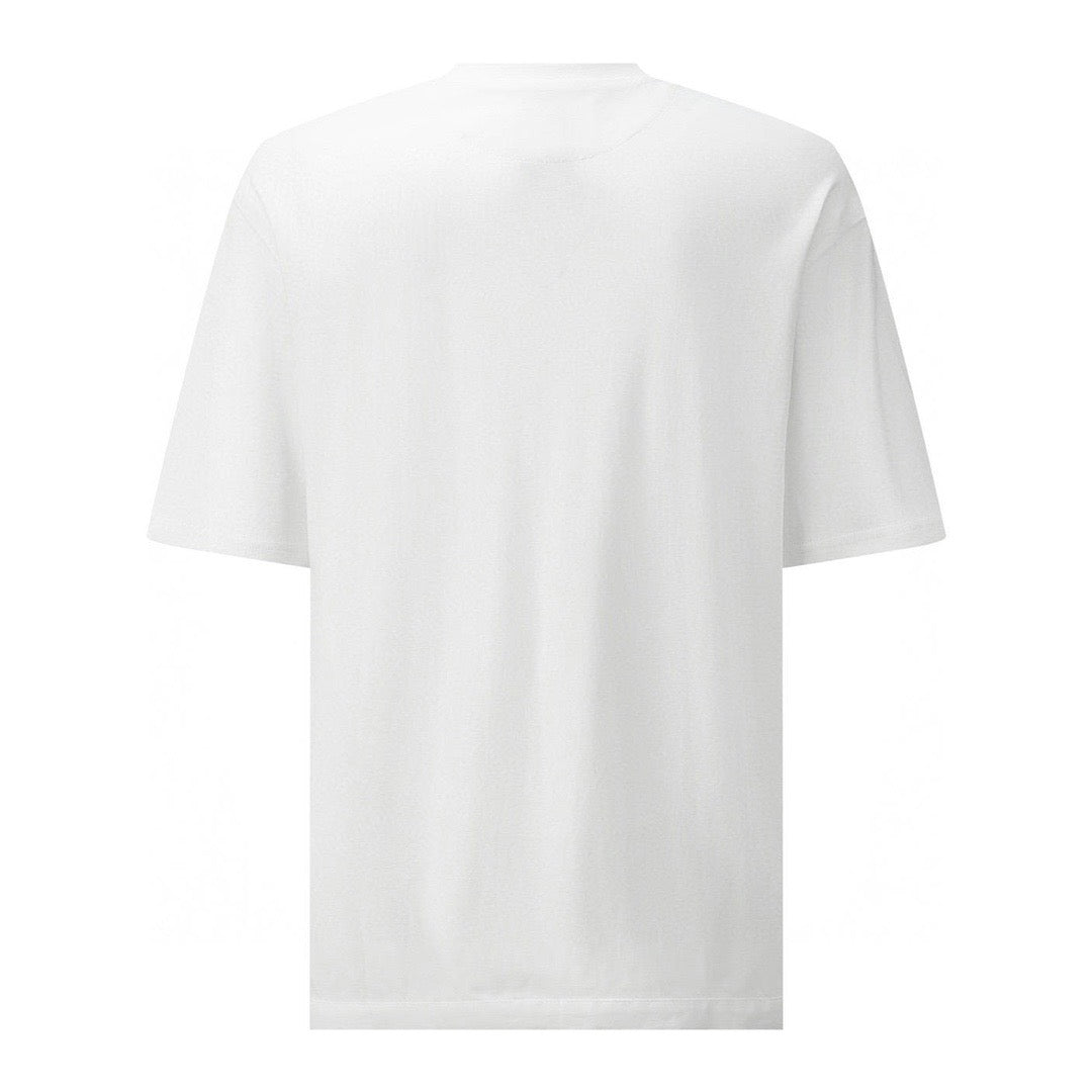 Schwarz-weißes T-Shirt
