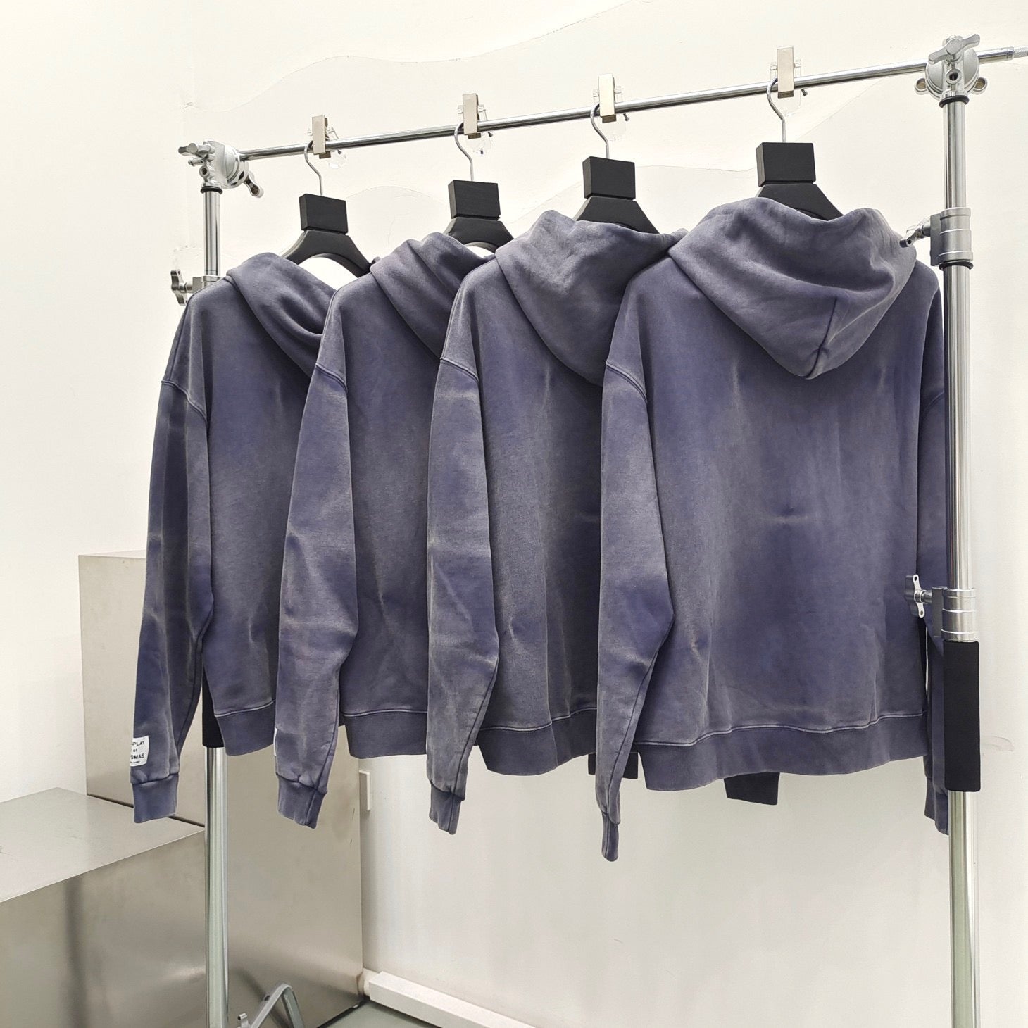 Blaue Jacke