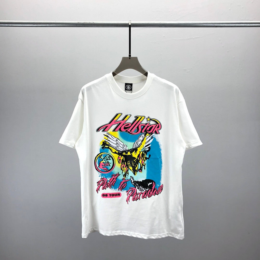 Schwarz-weißes T-Shirt