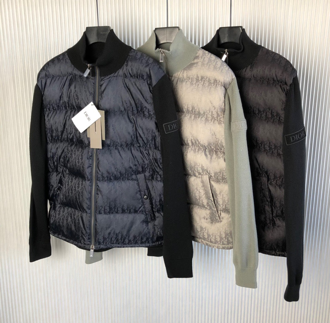 Black, Navy blue and Grey green Jacket - FashionHype.xyz