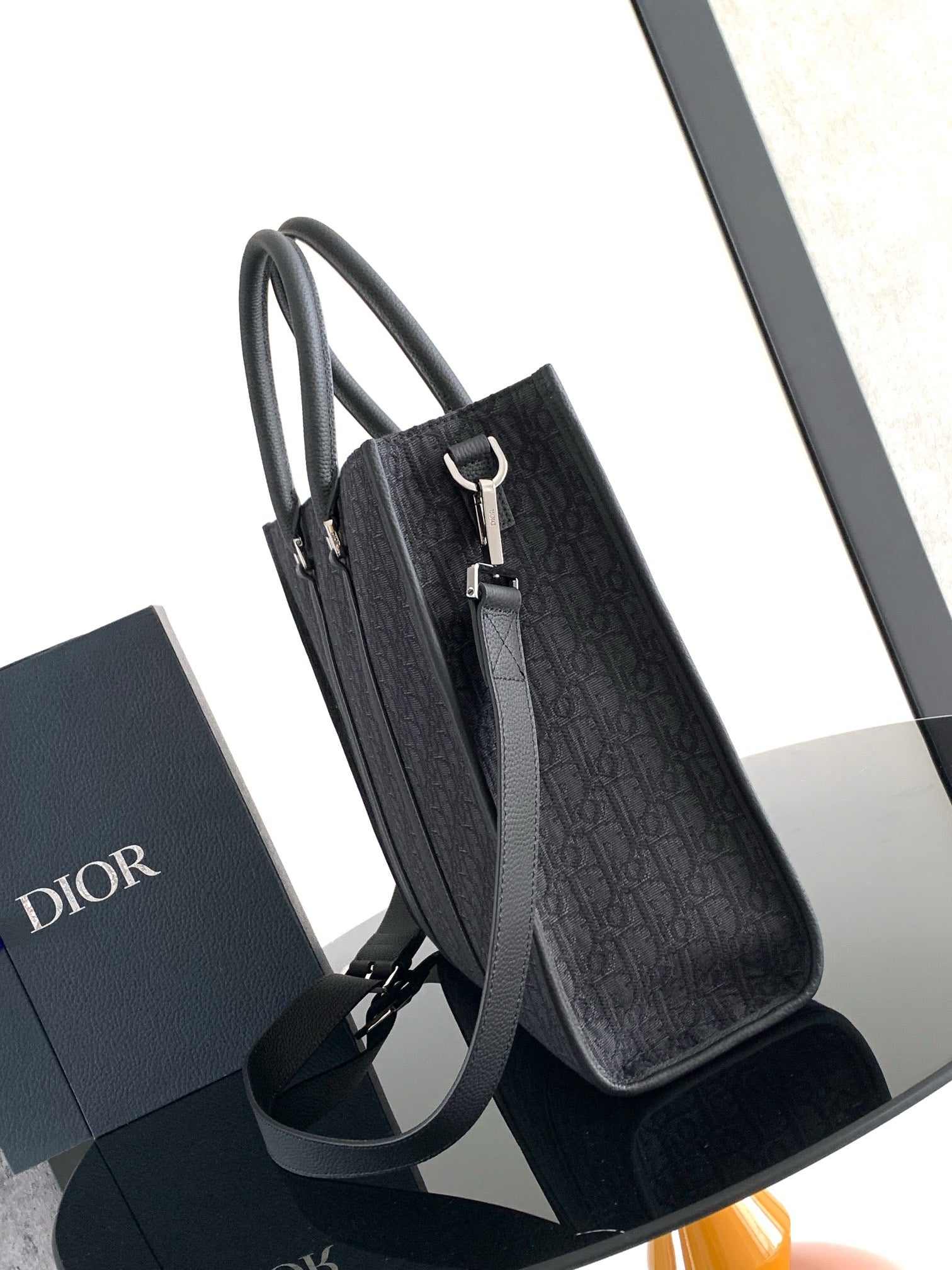 Apricot and Black Bag - FashionHype.xyz