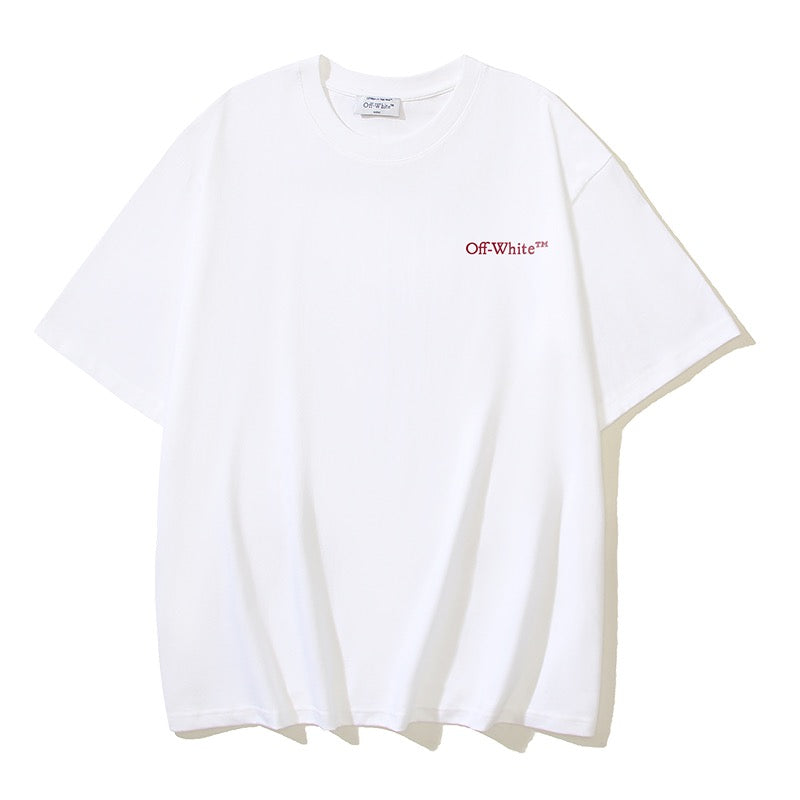 Schwarz-weißes T-Shirt