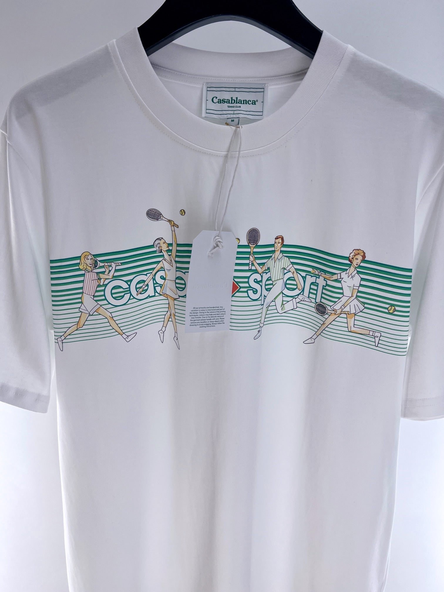 Blau-weißes T-Shirt