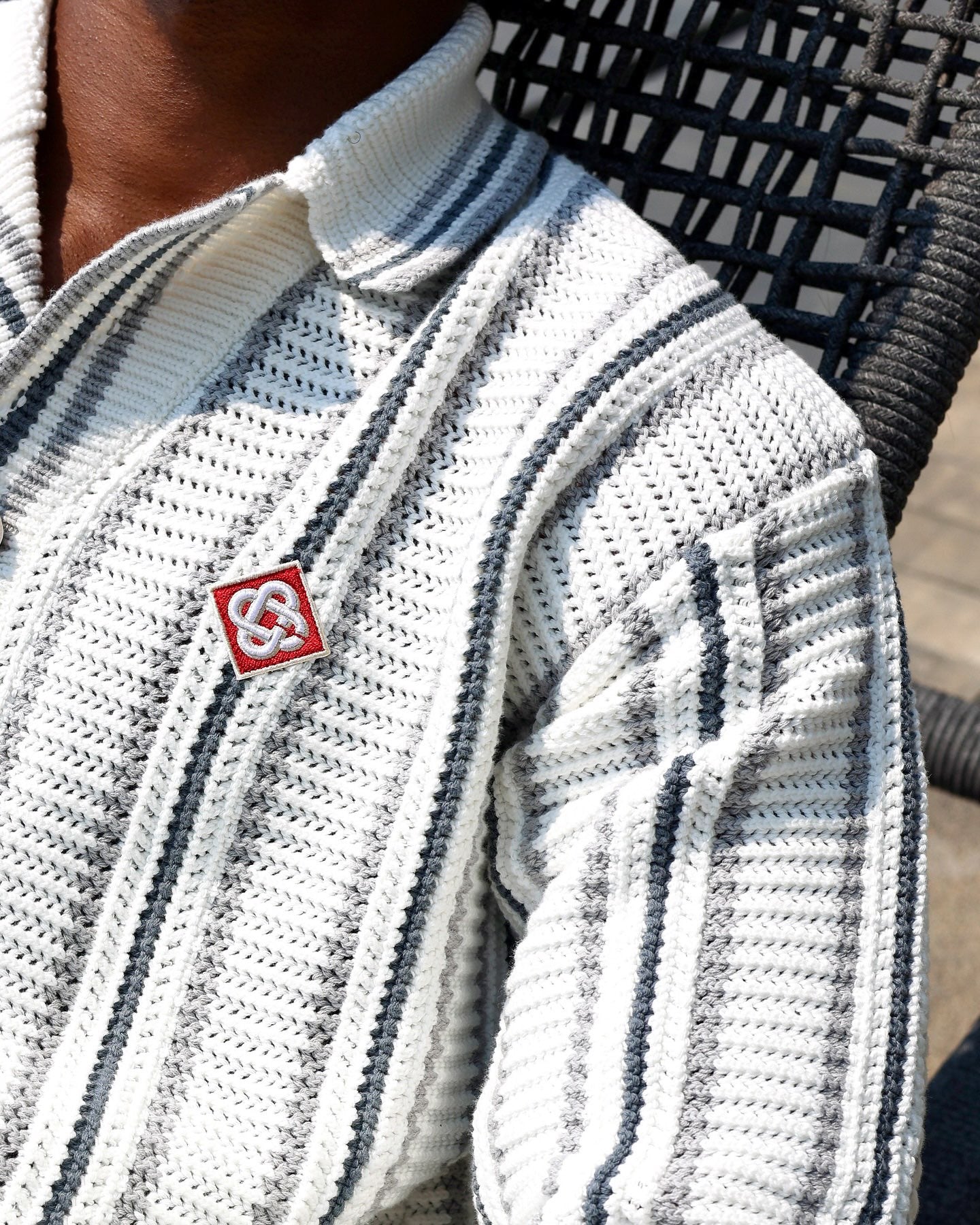 Mehrfarbige Jacke