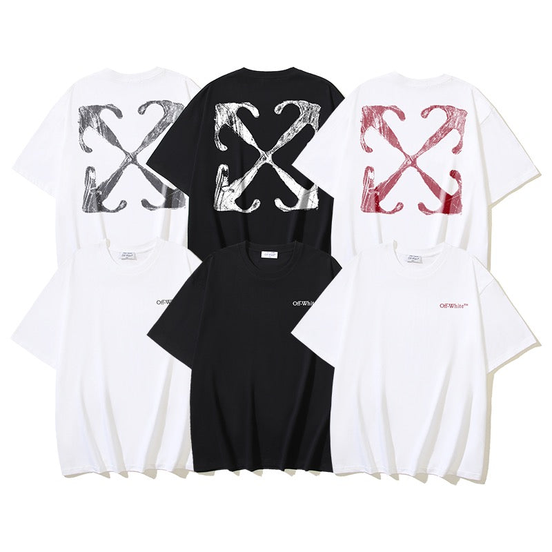 Schwarz-weißes T-Shirt