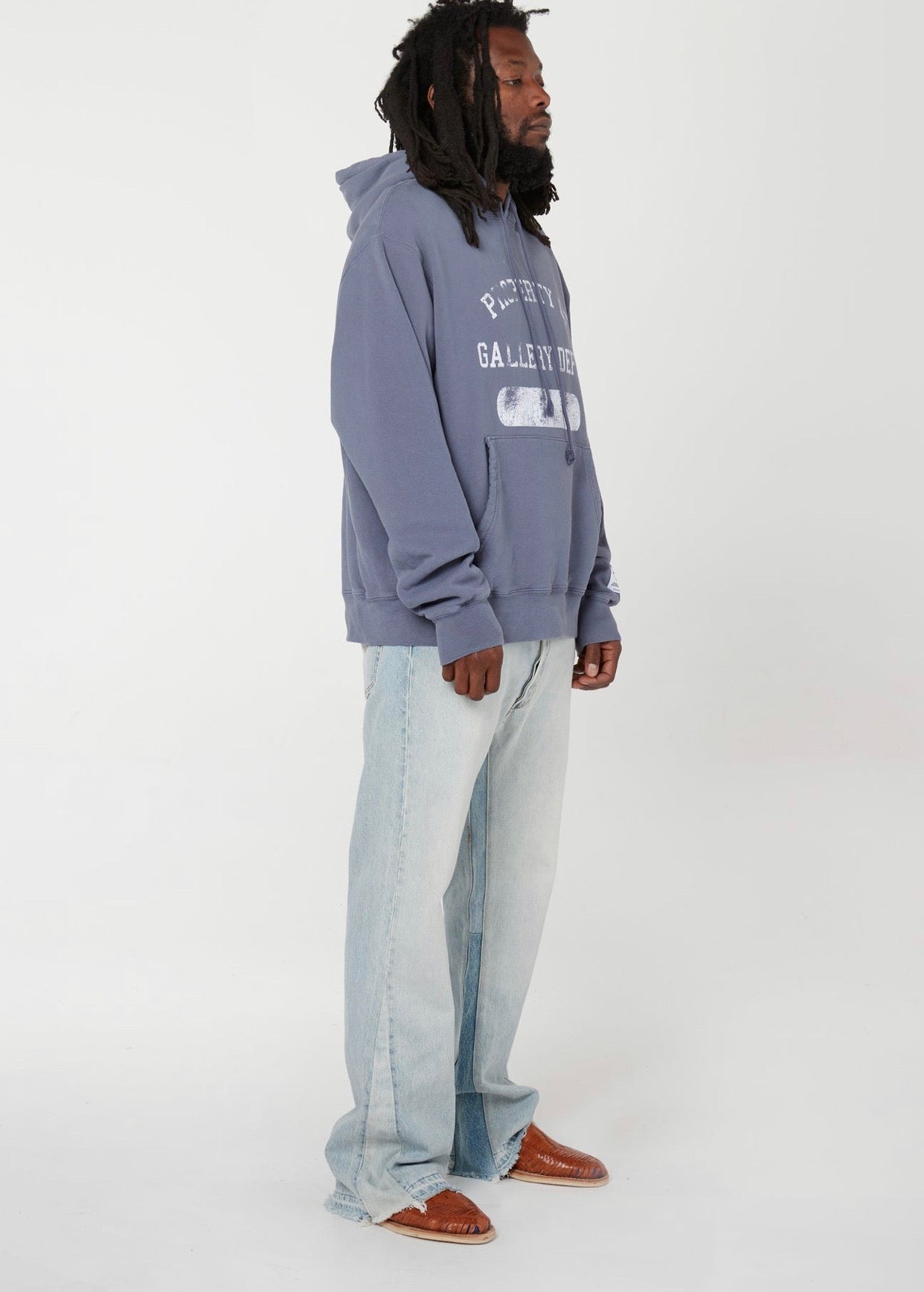 Grauer Hoodie