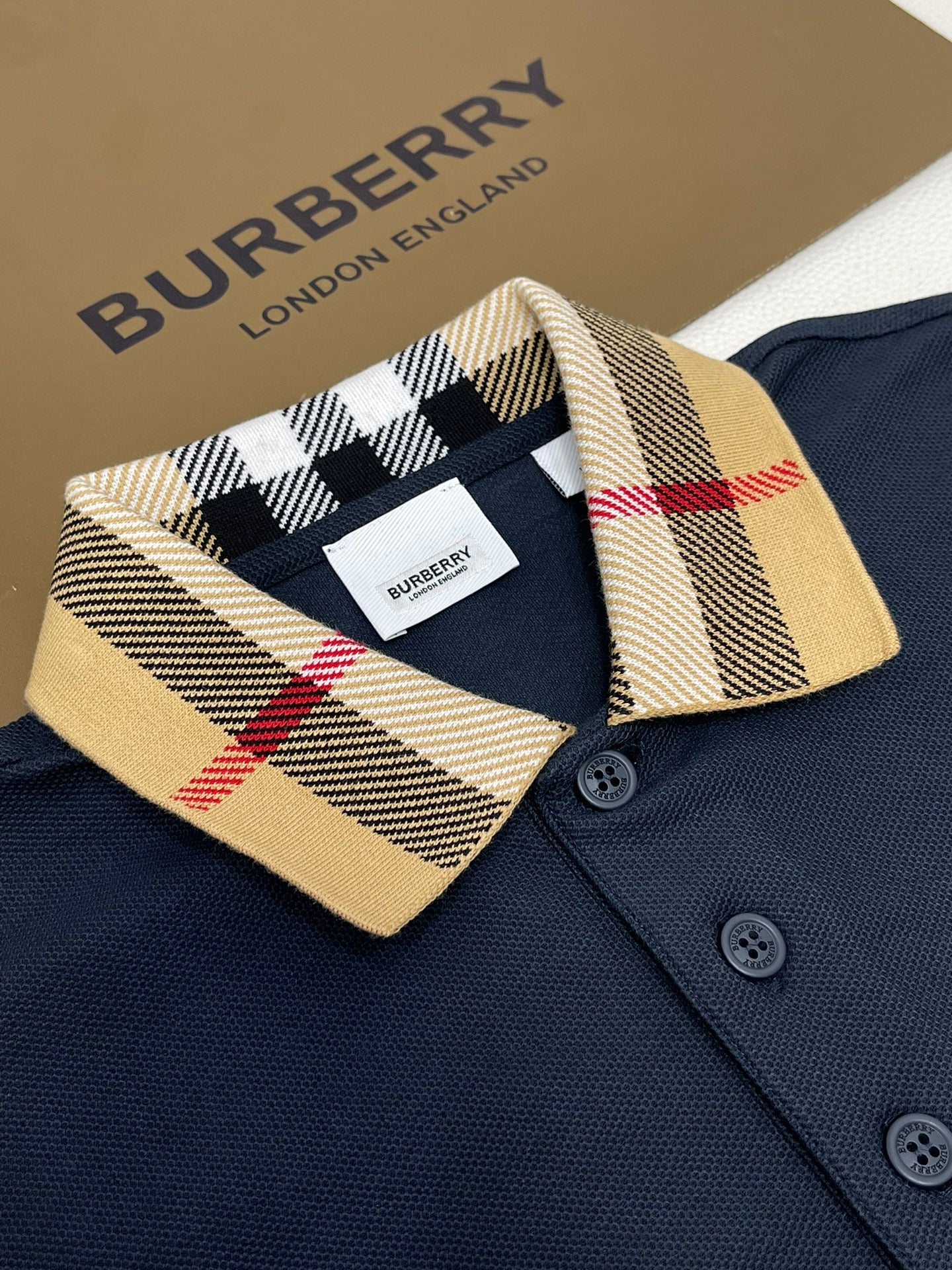 Black,White and Blue Polo - FashionHype.xyz
