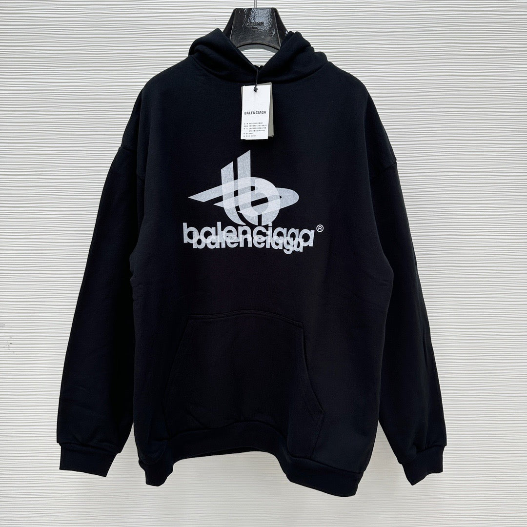 Dunkelblauer Hoodie