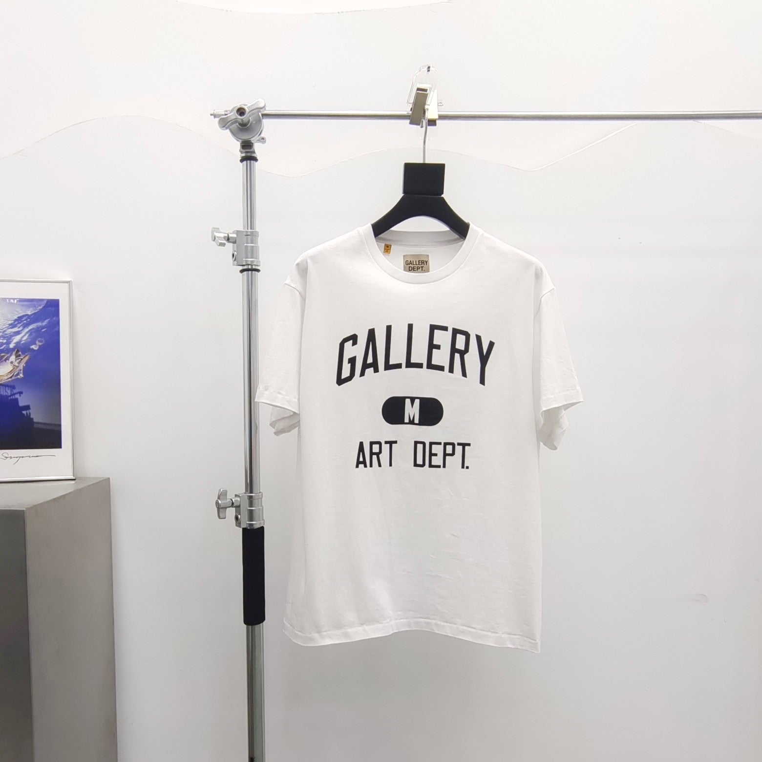 White, Navy blue and Ice blue T-shirt - FashionHype.xyz