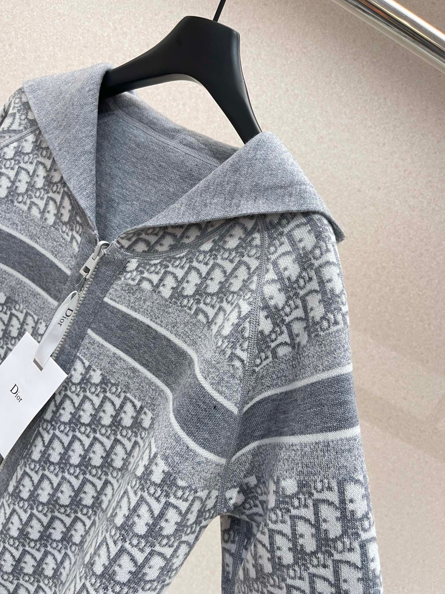 Dark blue and Grey Jacket - FashionHype.xyz