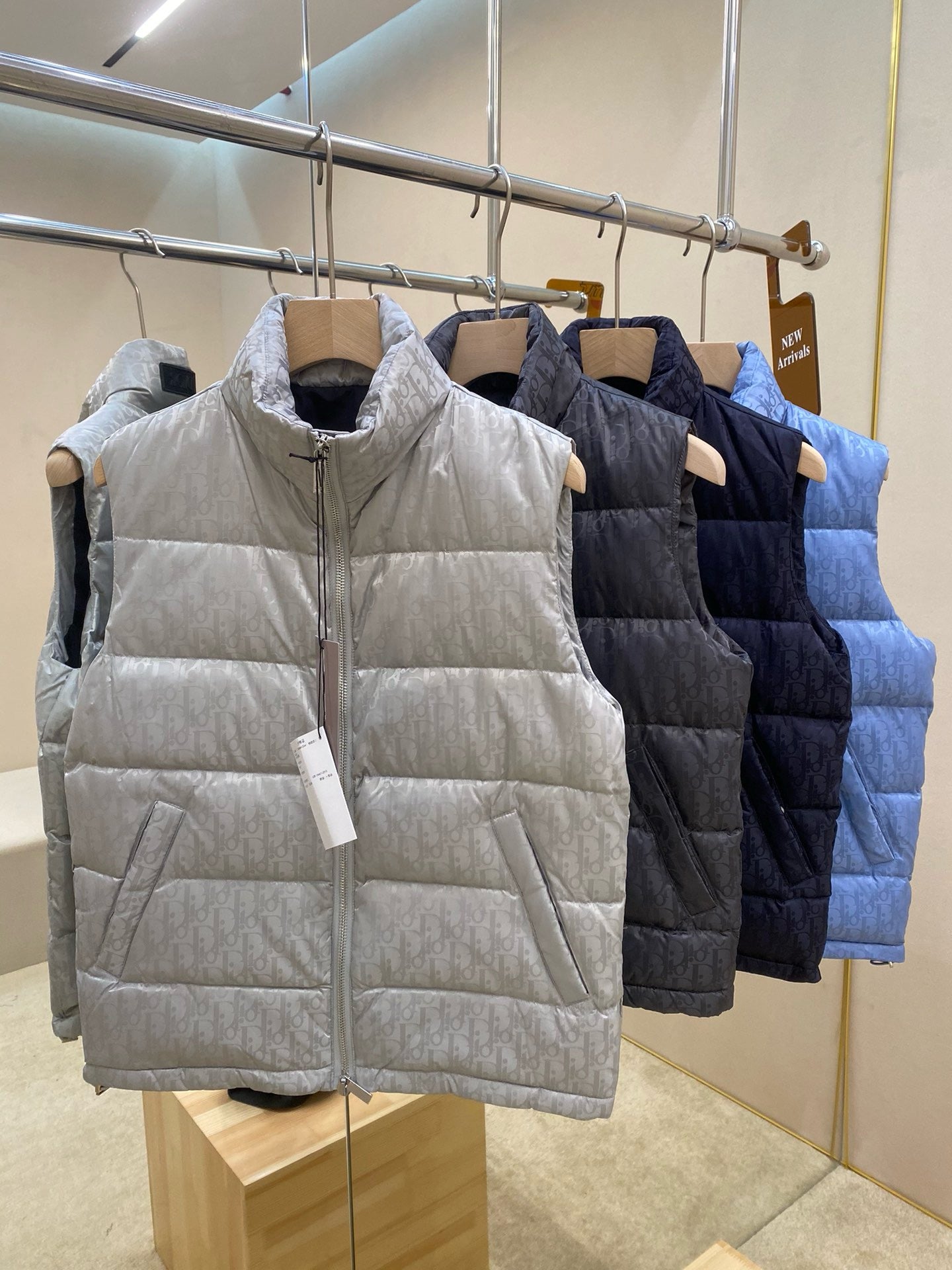 Black, Gray and Blue Jacket - FashionHype.xyz