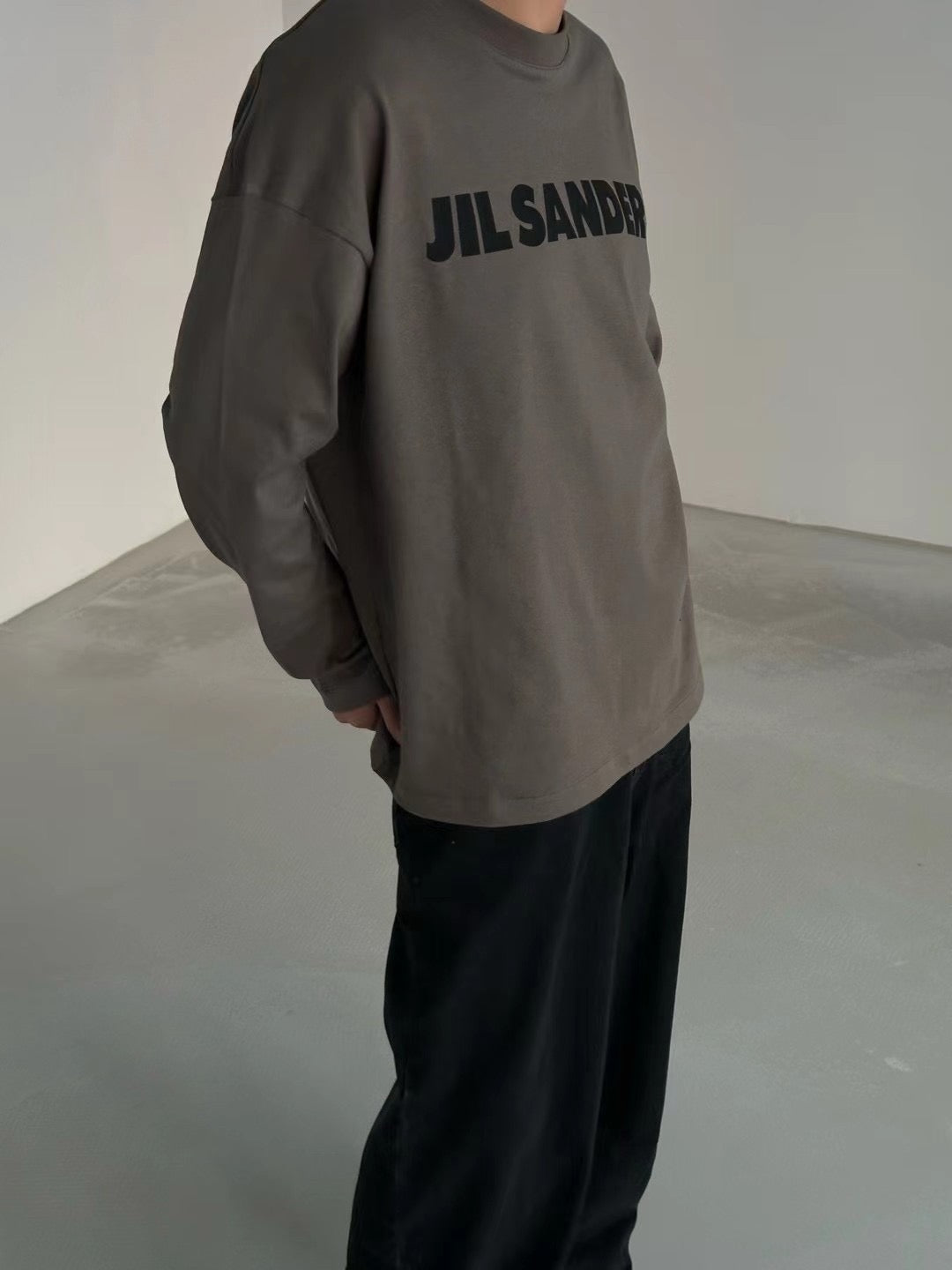 Grey ,White and Black Sweatshirt - FashionHype.xyz