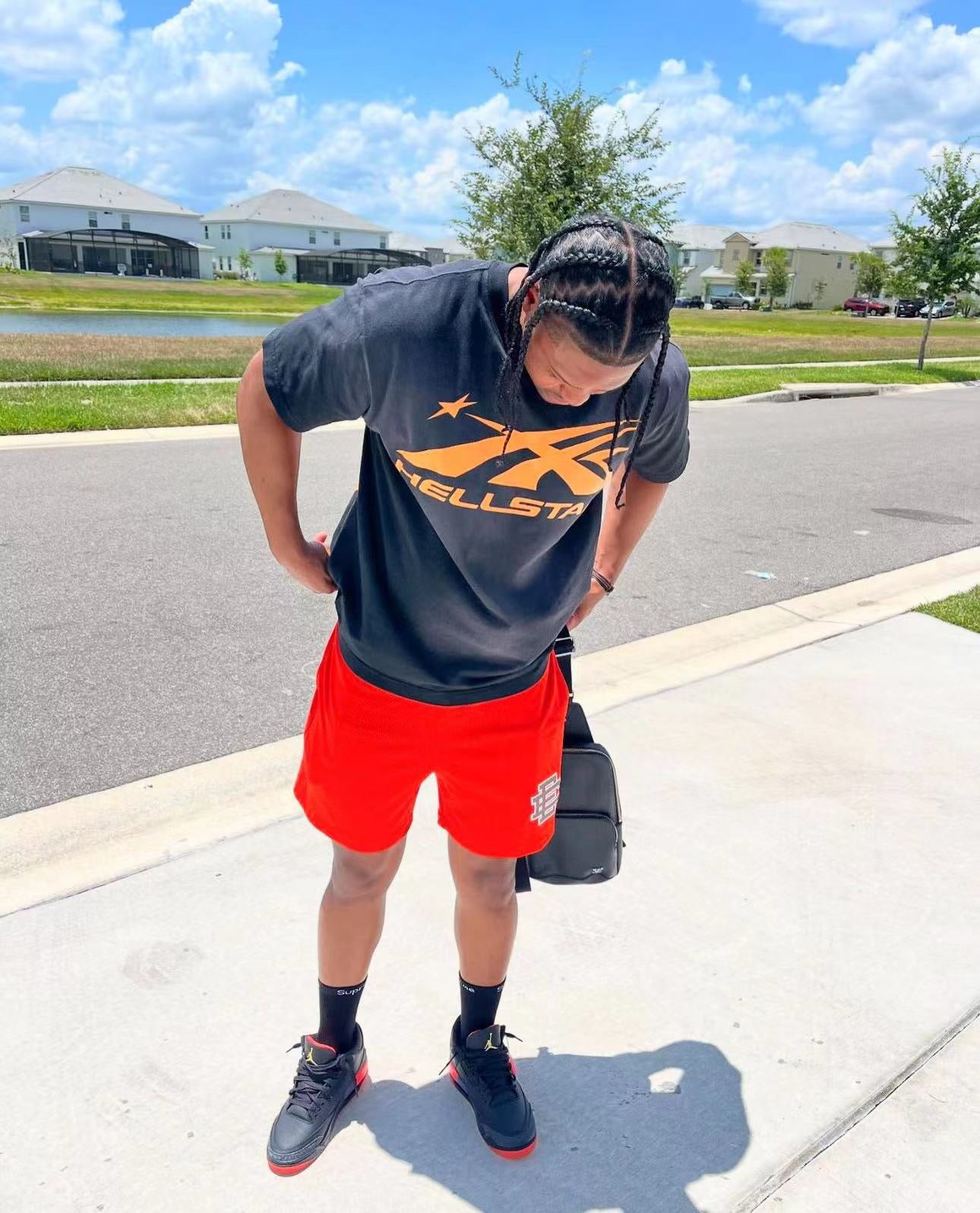 Dunkelschwarzes T-Shirt