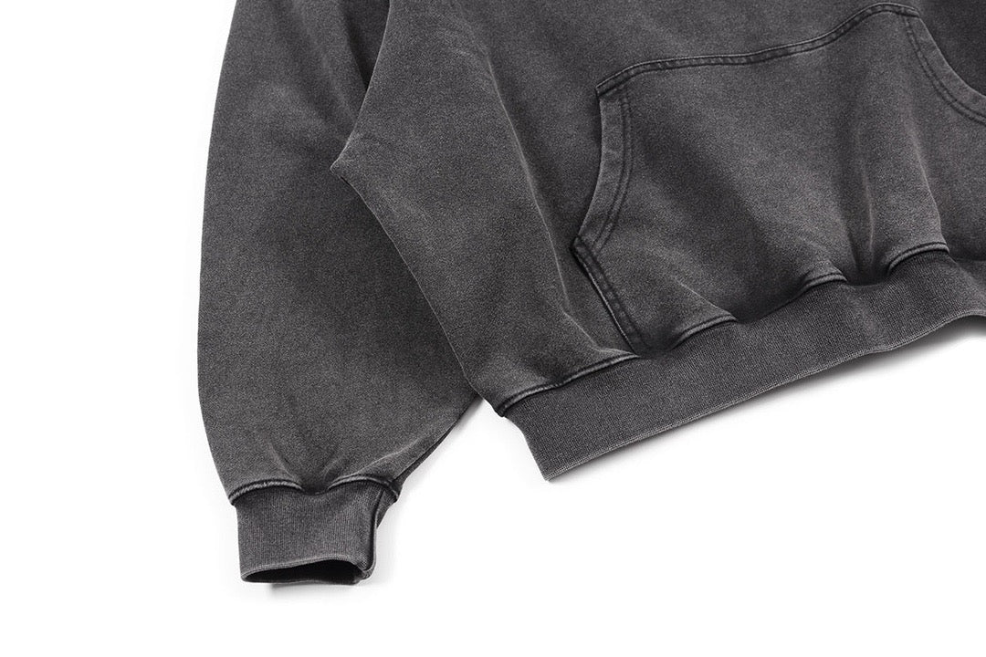 Schwarzer Hoodie