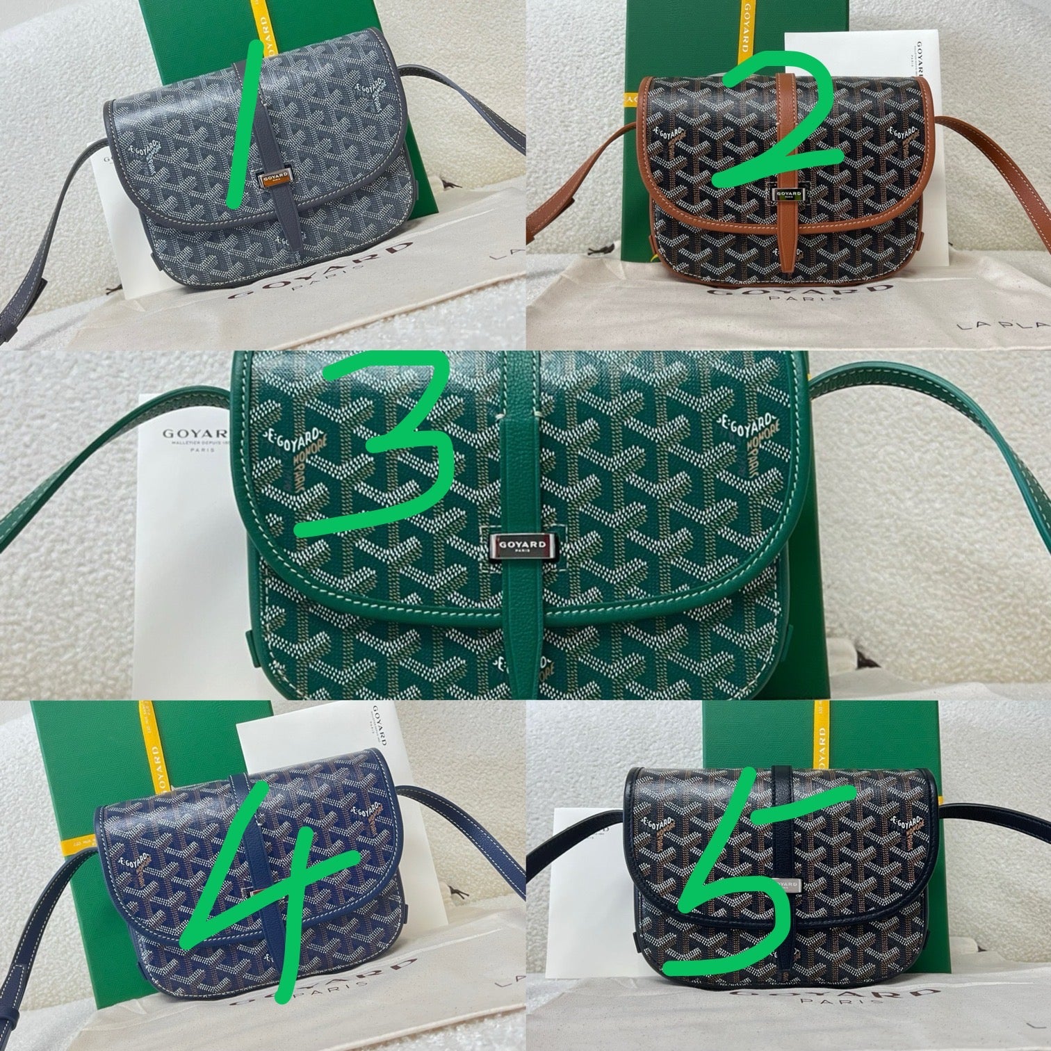 Mehrfarbige Tasche