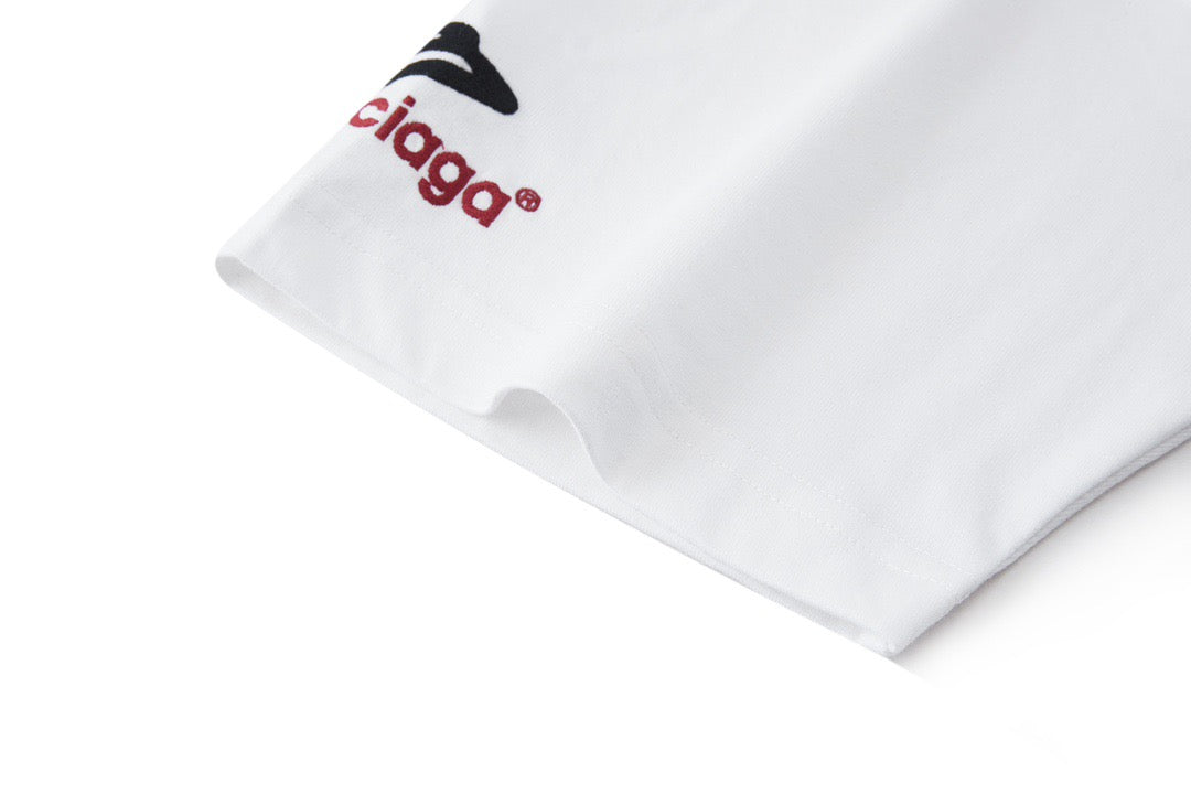 Dark blue and White T-shirt - FashionHype.xyz