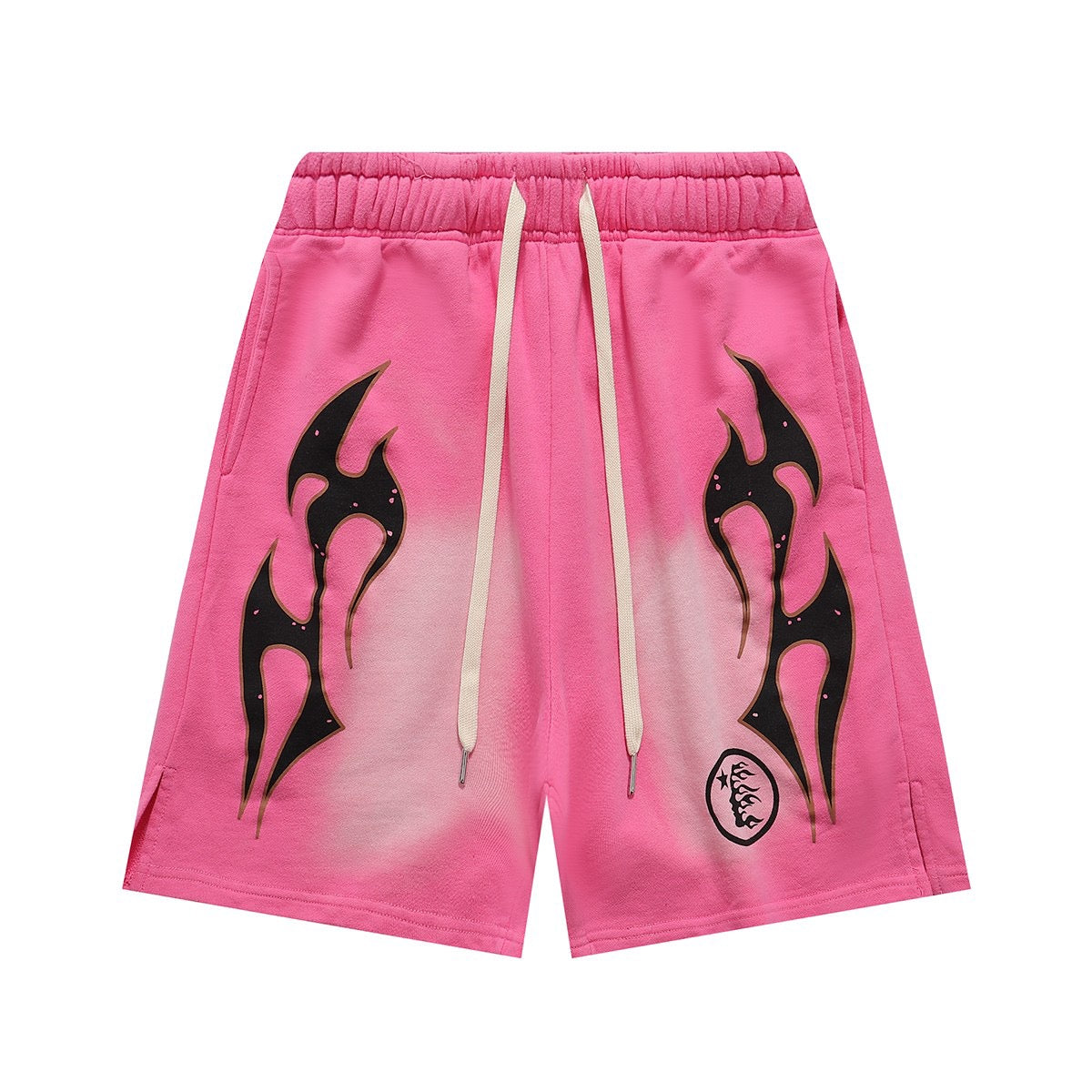 Schwarz, Braun und Pink Short