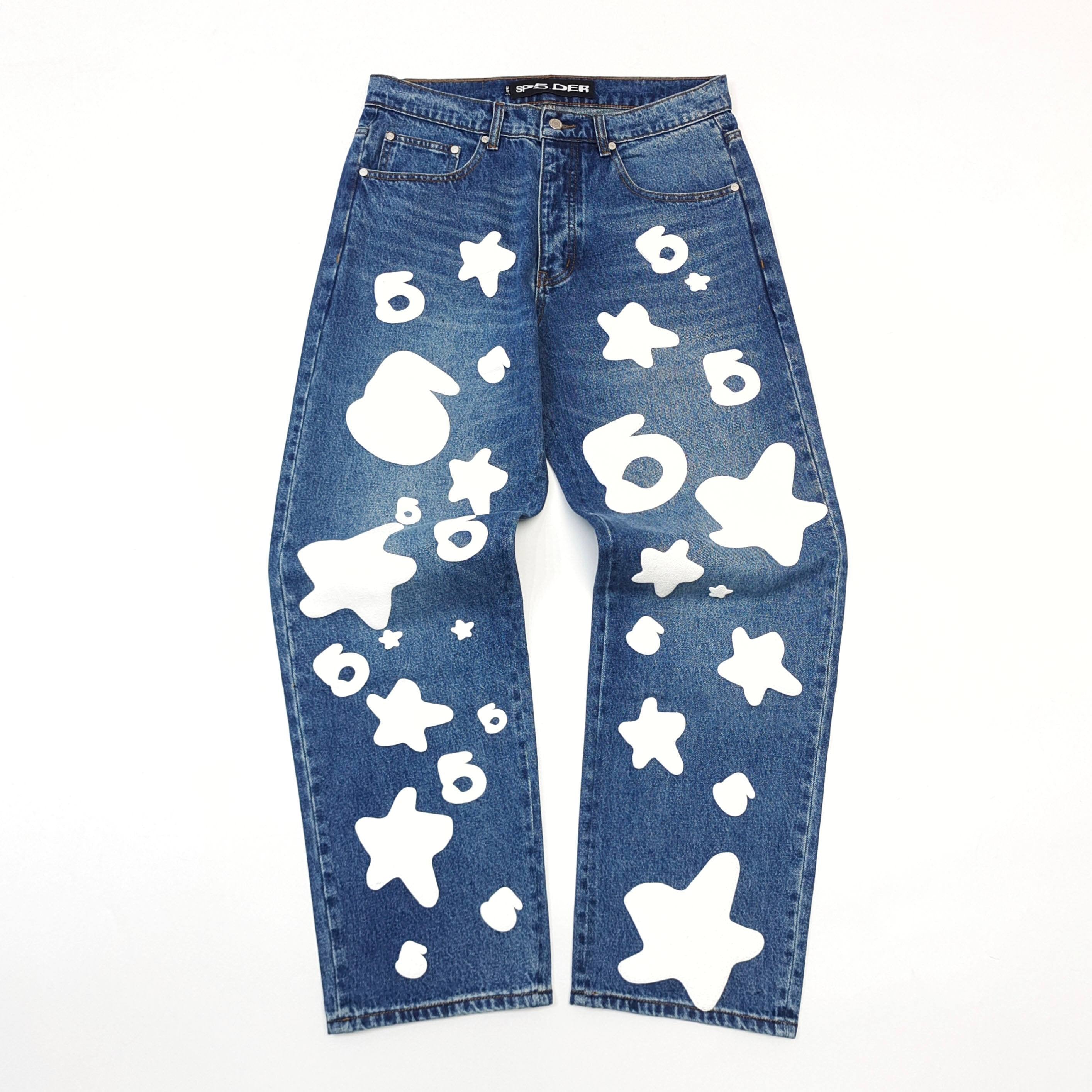 Blaue Hose