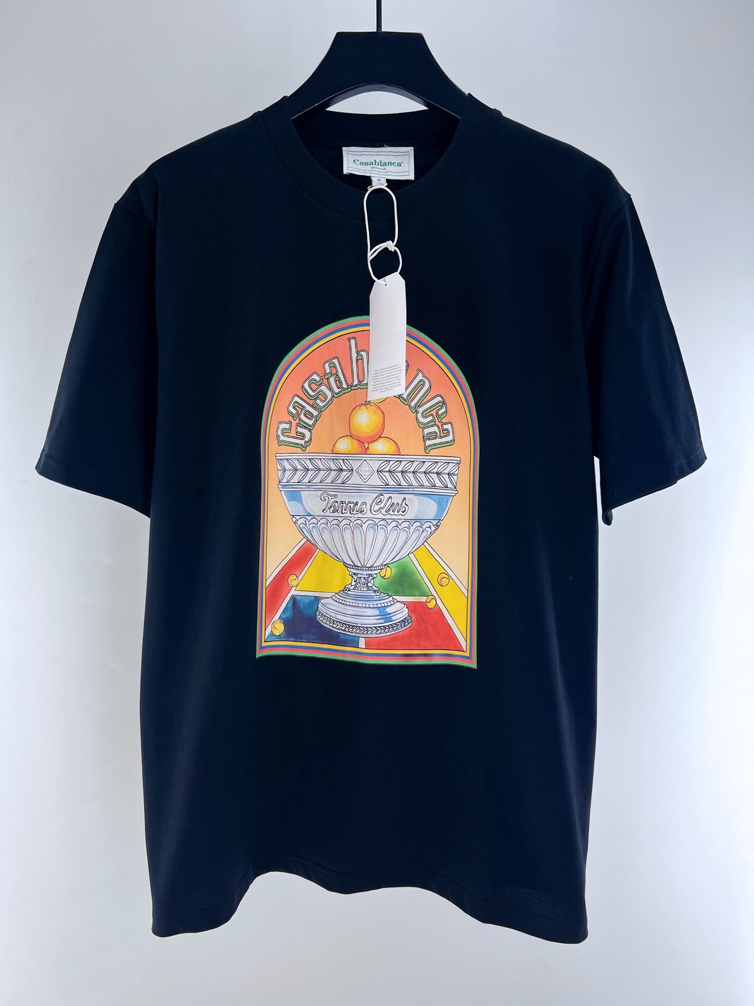Blau-weißes T-Shirt