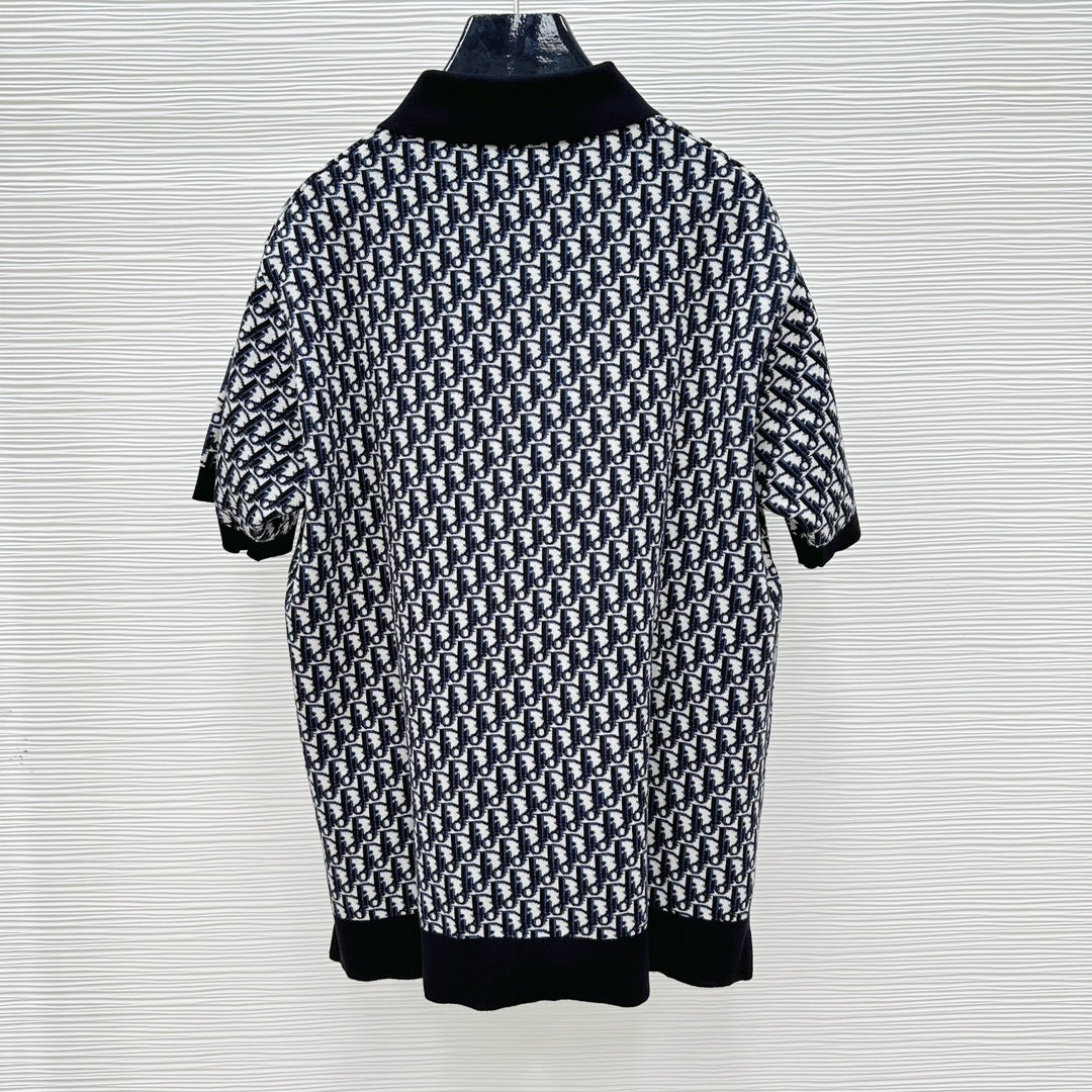 Dark blue and Green Polo - FashionHype.xyz