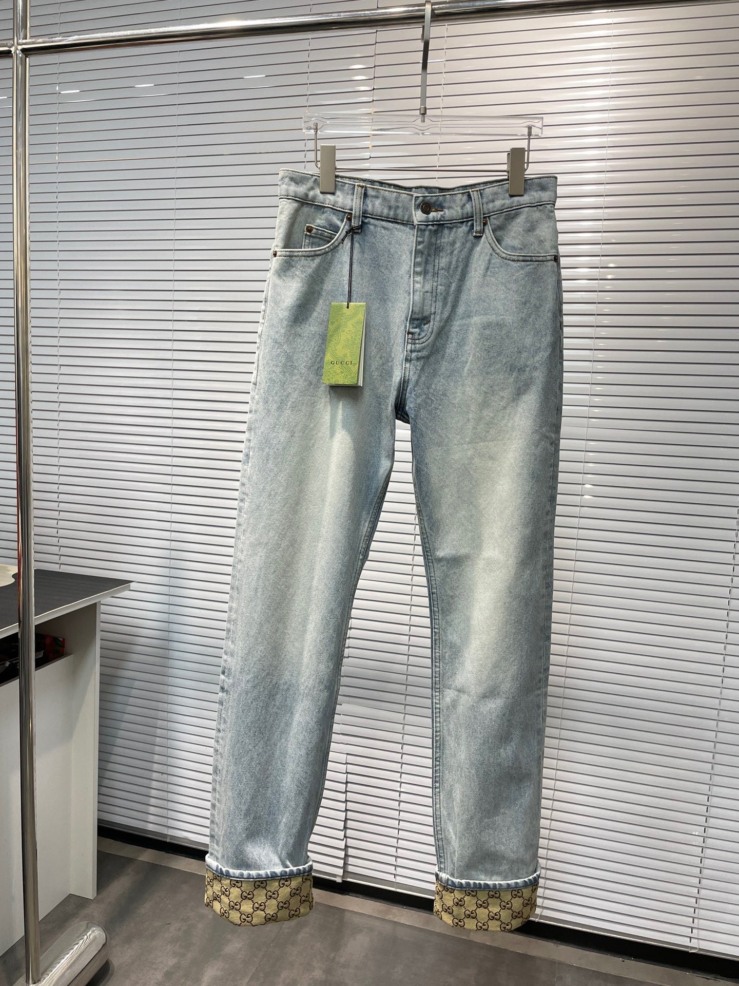 Grey blue Pant - FashionHype.xyz