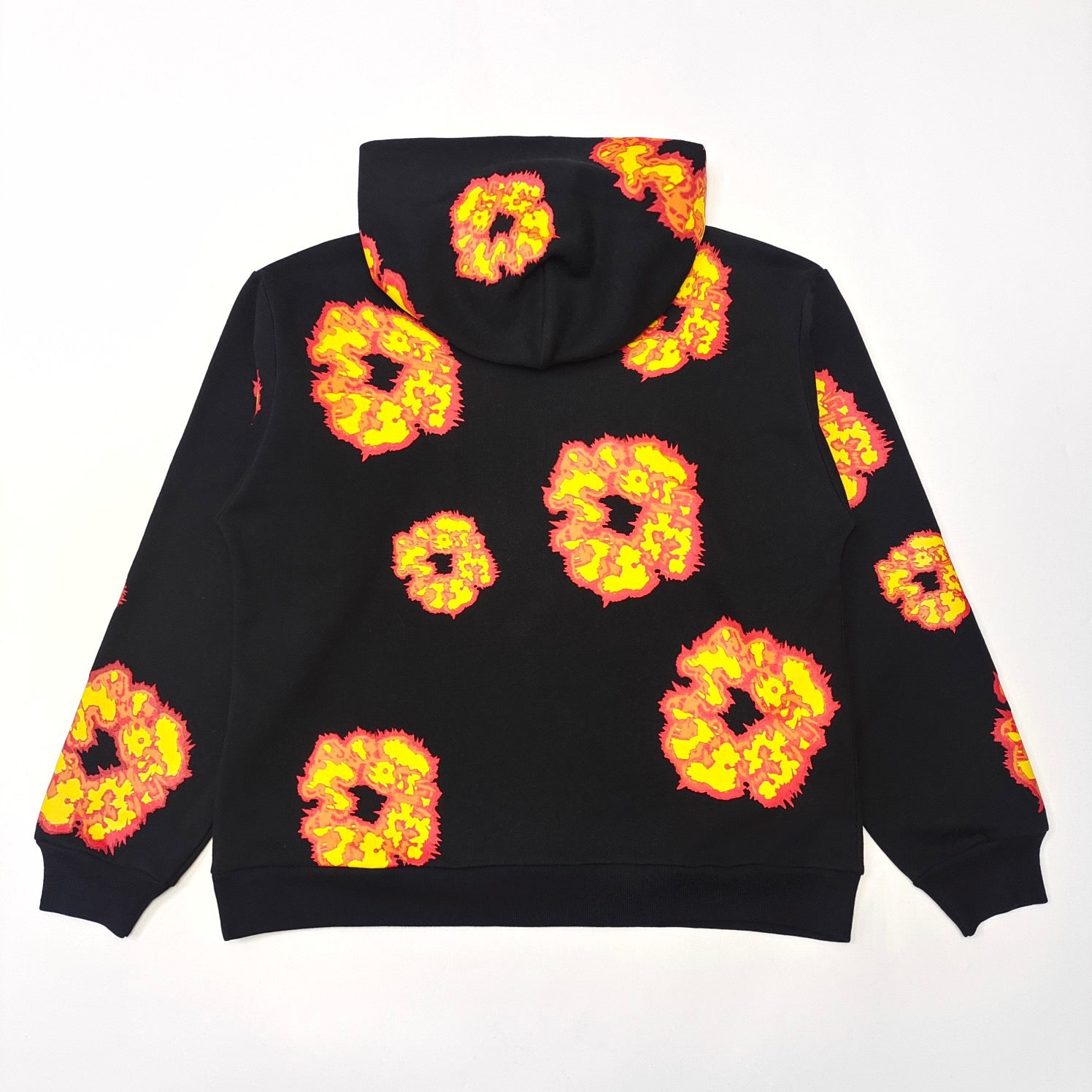 Schwarzer Hoodie
