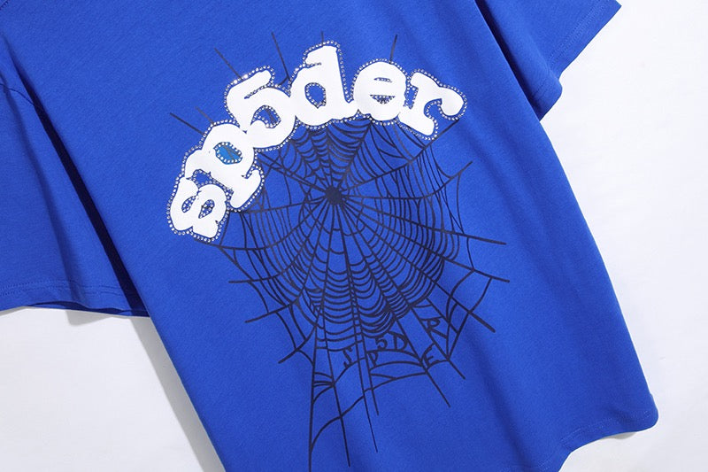 Lila, Himmelblau und Blau T-Shirt