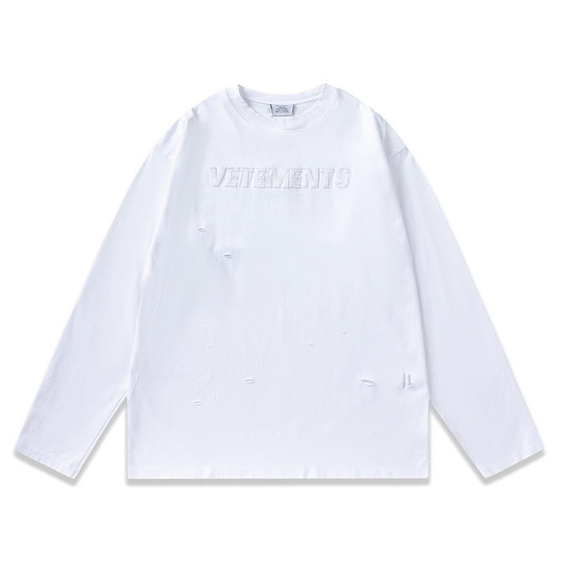 Schwarz-weißes Sweatshirt