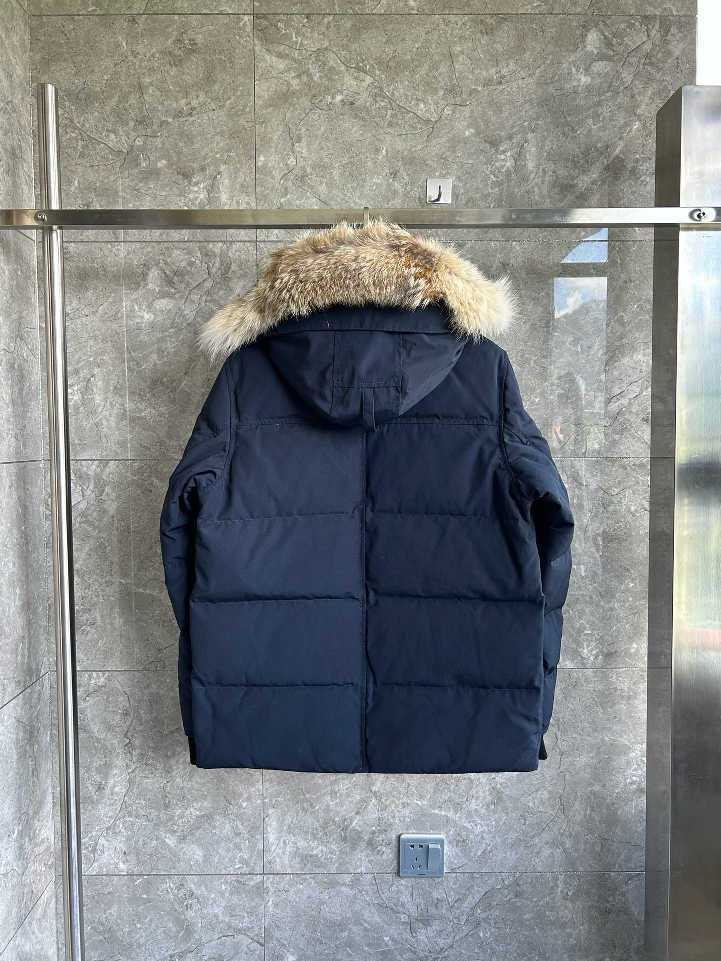 White, Grey, Blue and Black Jacket - FashionHype.xyz