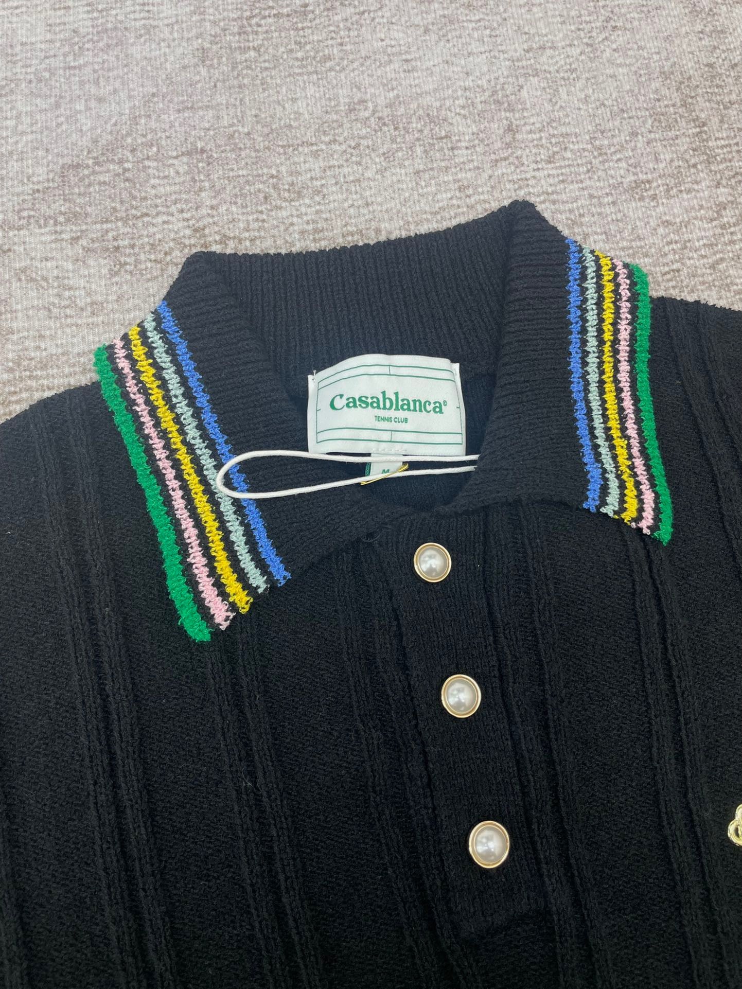 Jersey blanco y negro