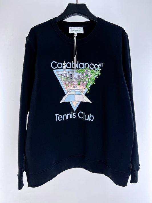 Schwarz-weißes Sweatshirt