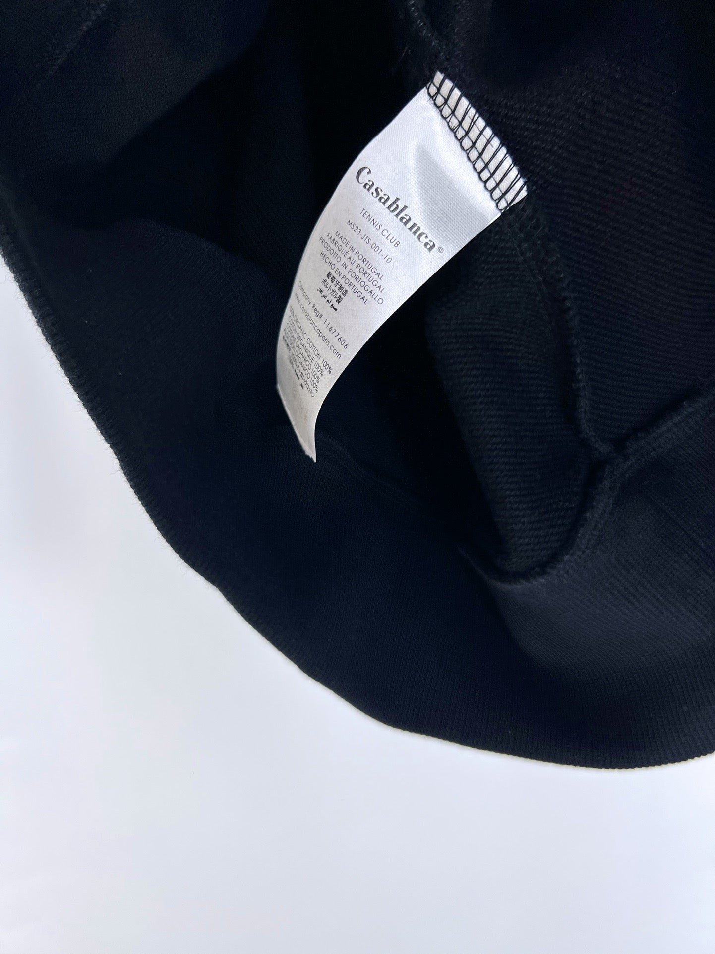 Schwarz-weißes Sweatshirt